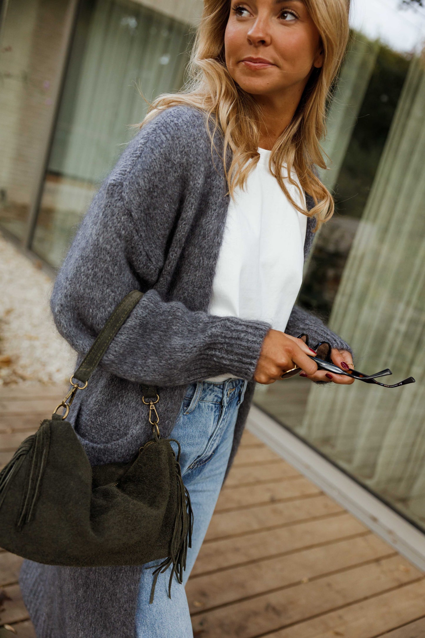 Grey Ally Cardigan