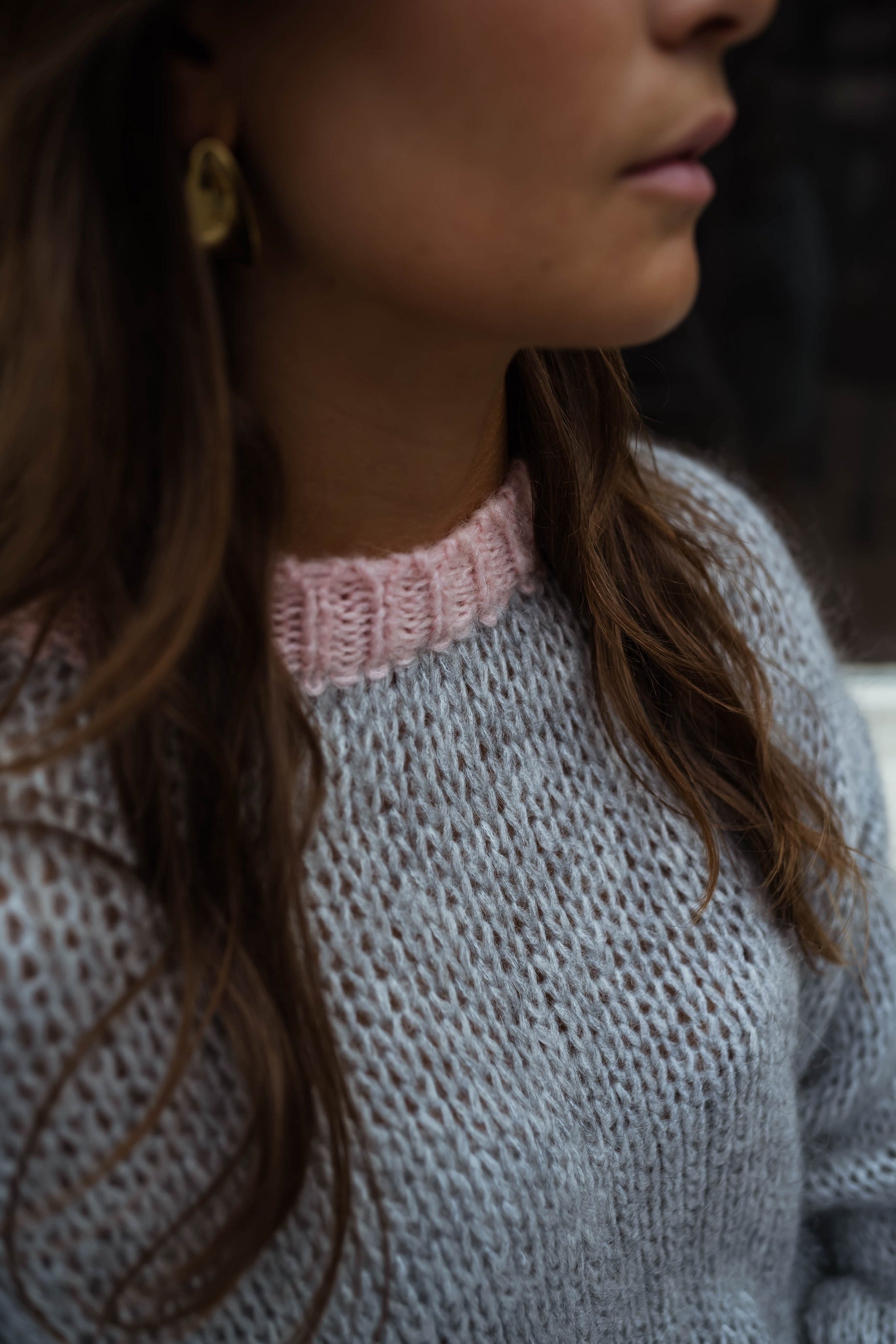 Grey Suzanne Sweater