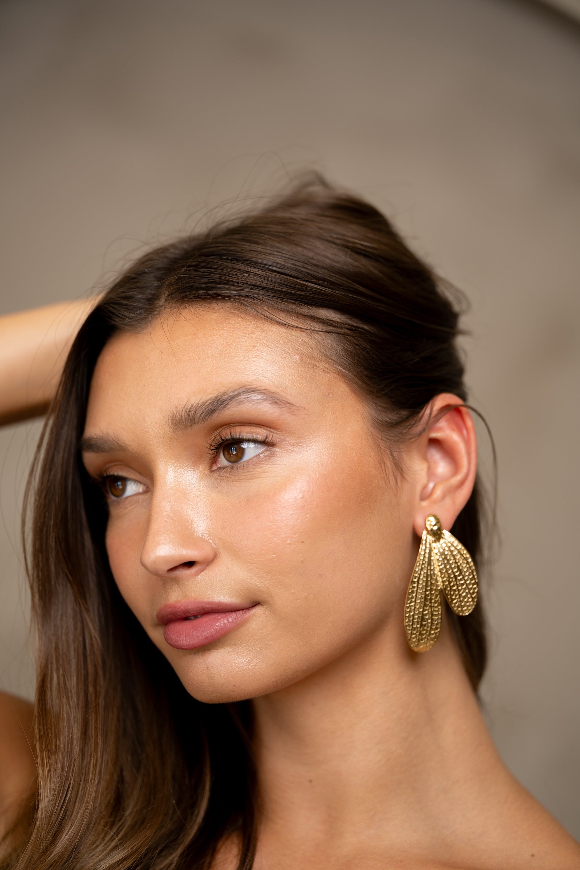 Golden Hymo Earrings