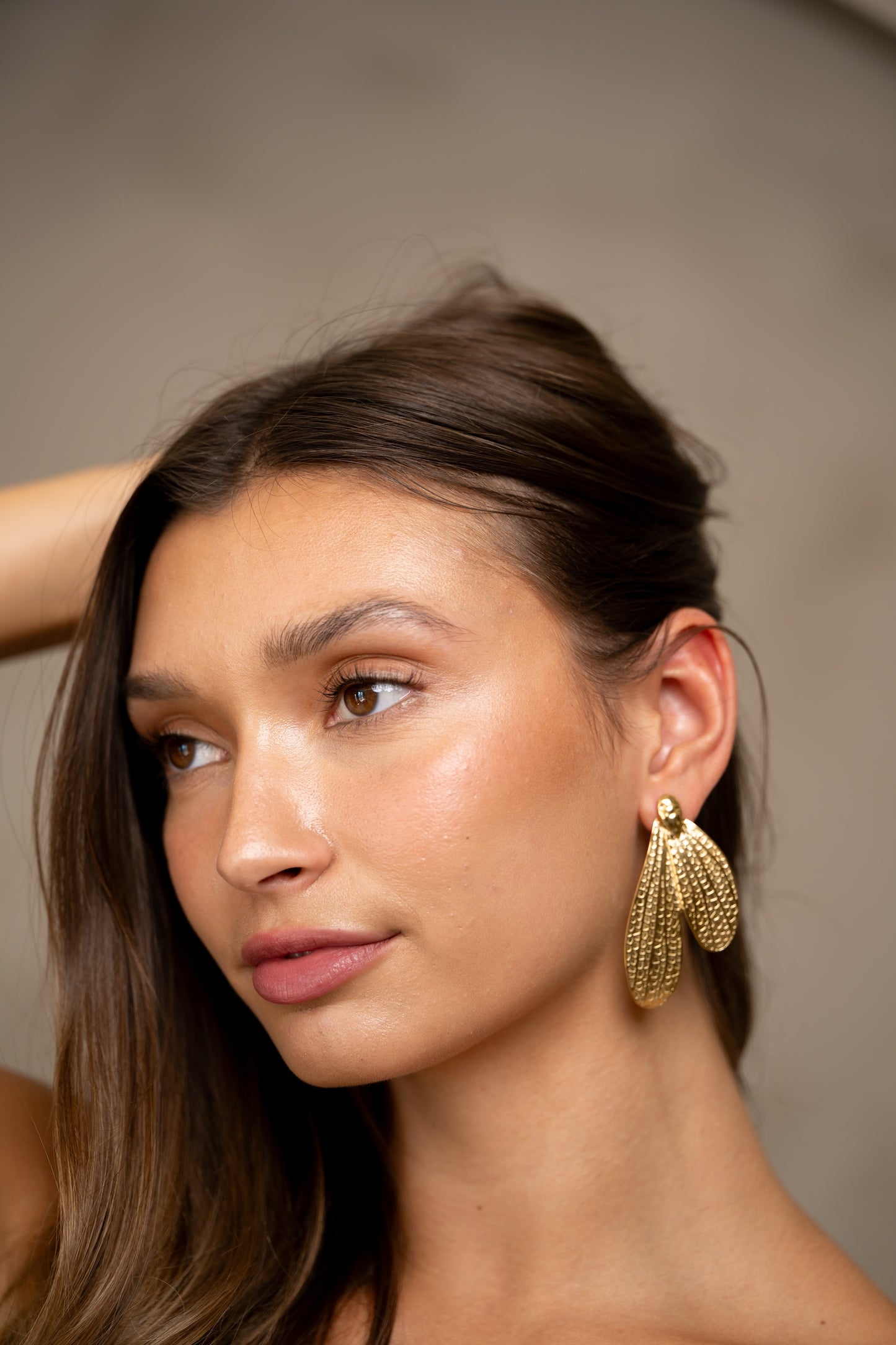 Golden Hymo Earrings