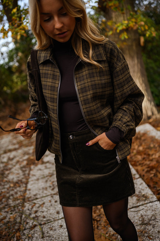 Khaki Frederik Skirt