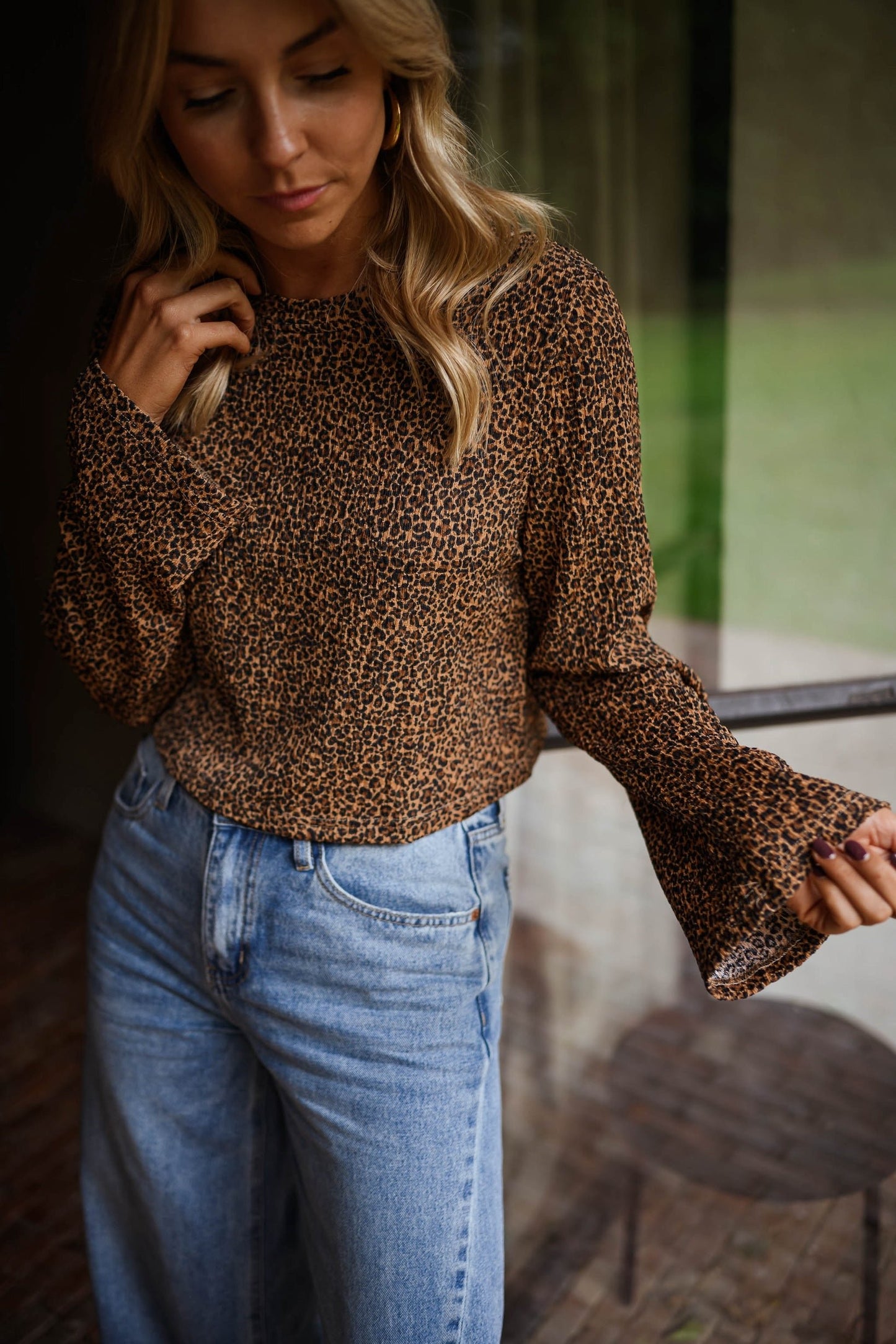 Leopard Analy Blouse