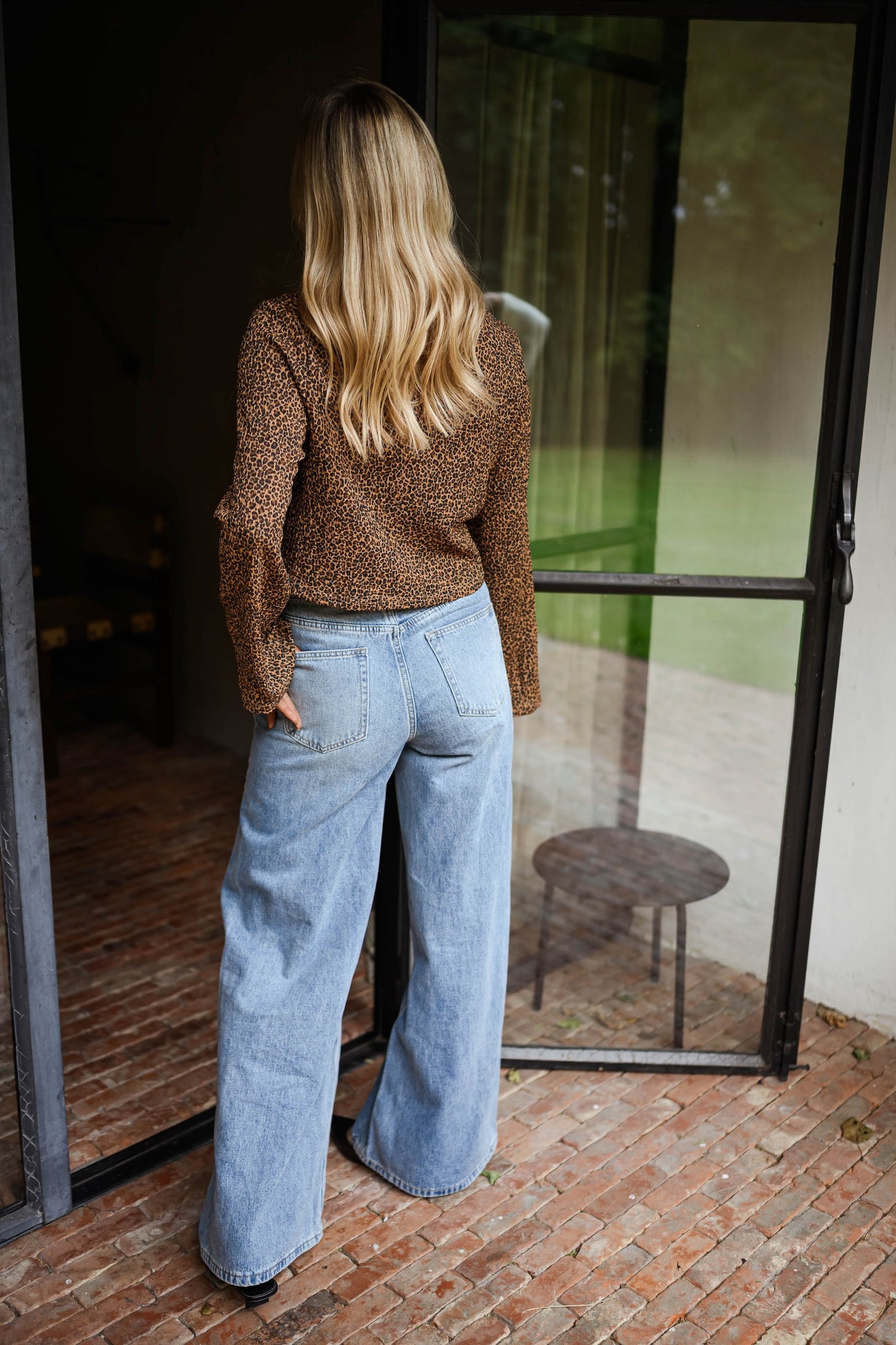 Leopard Analy Blouse