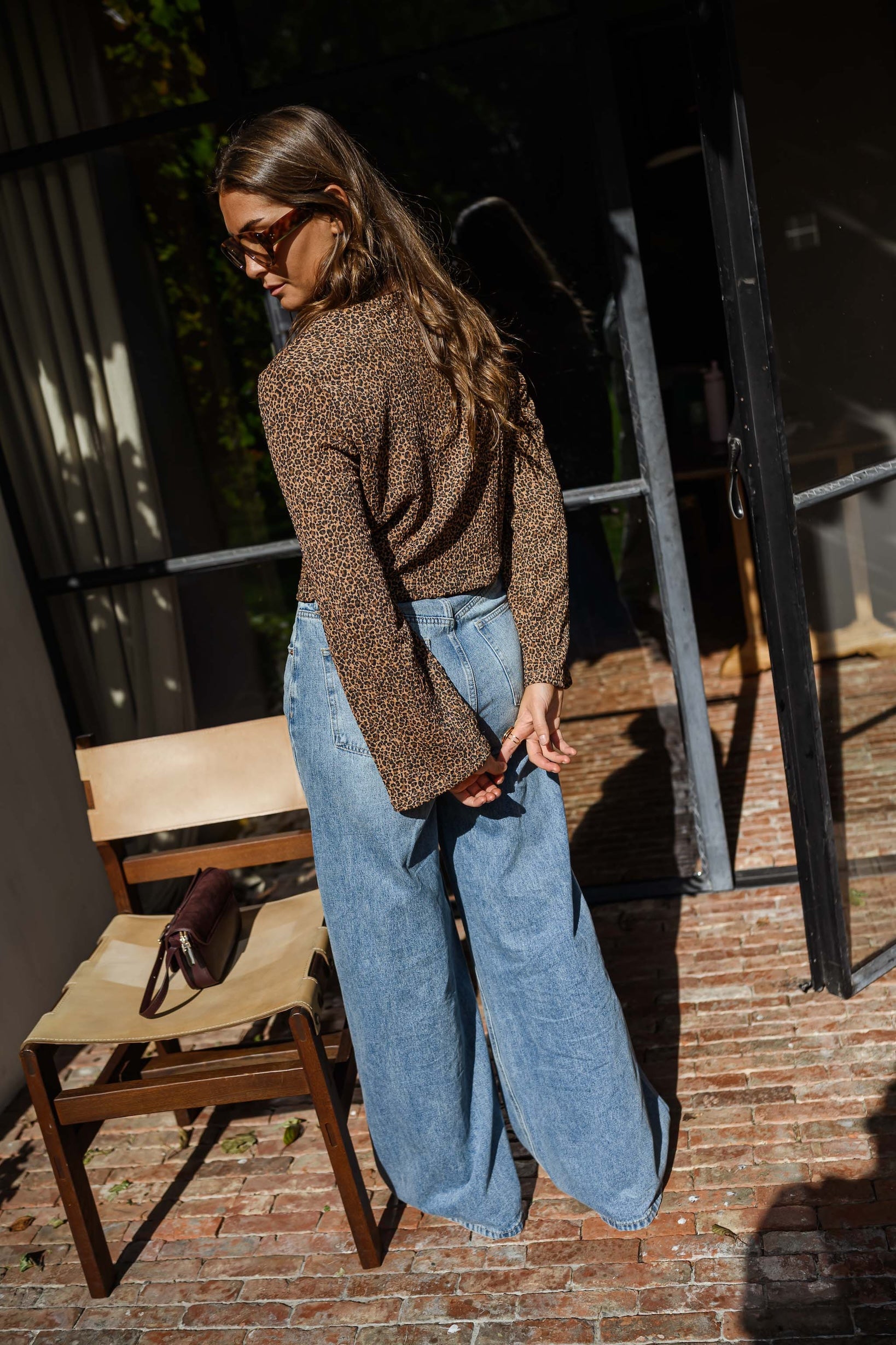 Leopard Analy Blouse