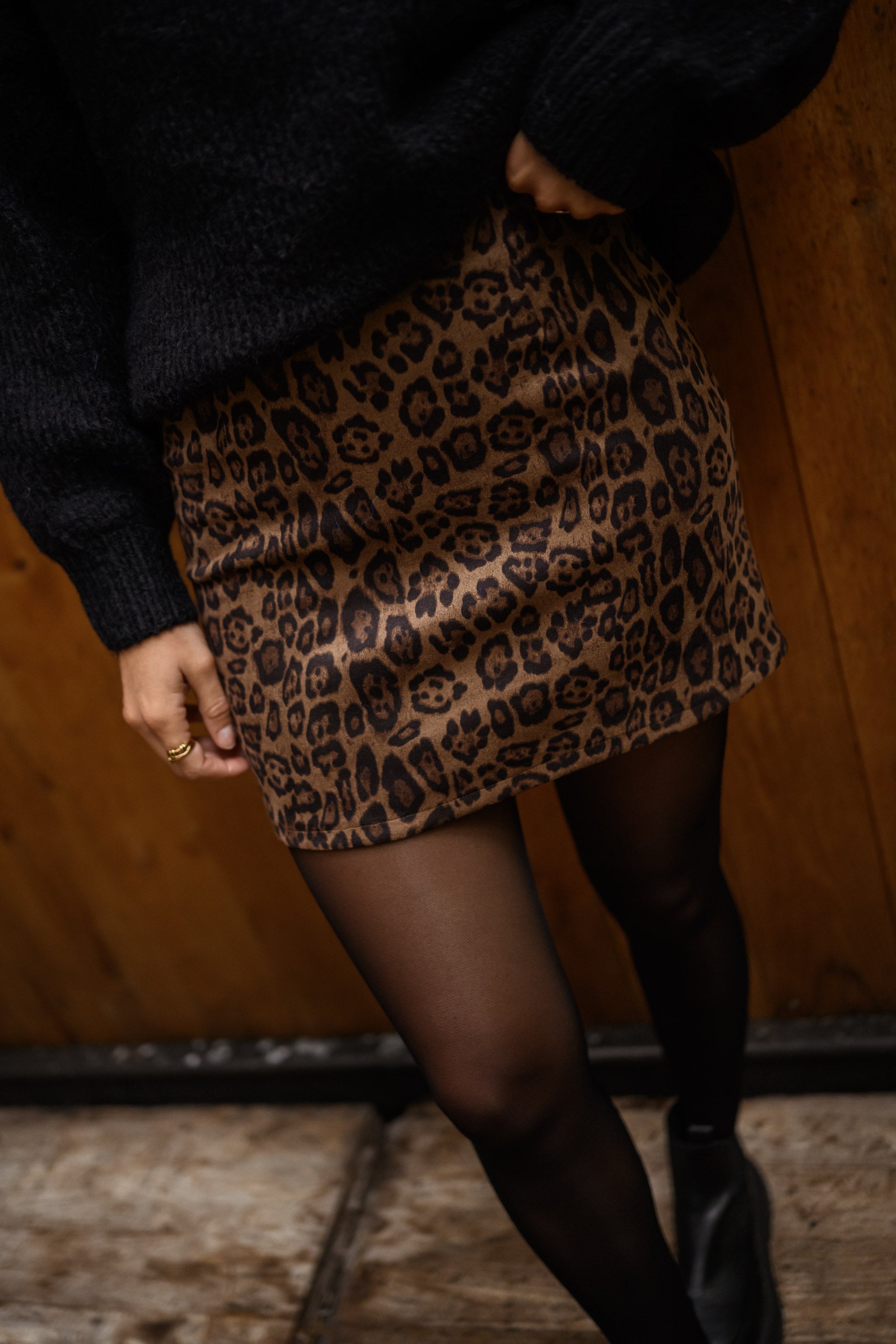 Leopard Hopa Skirt