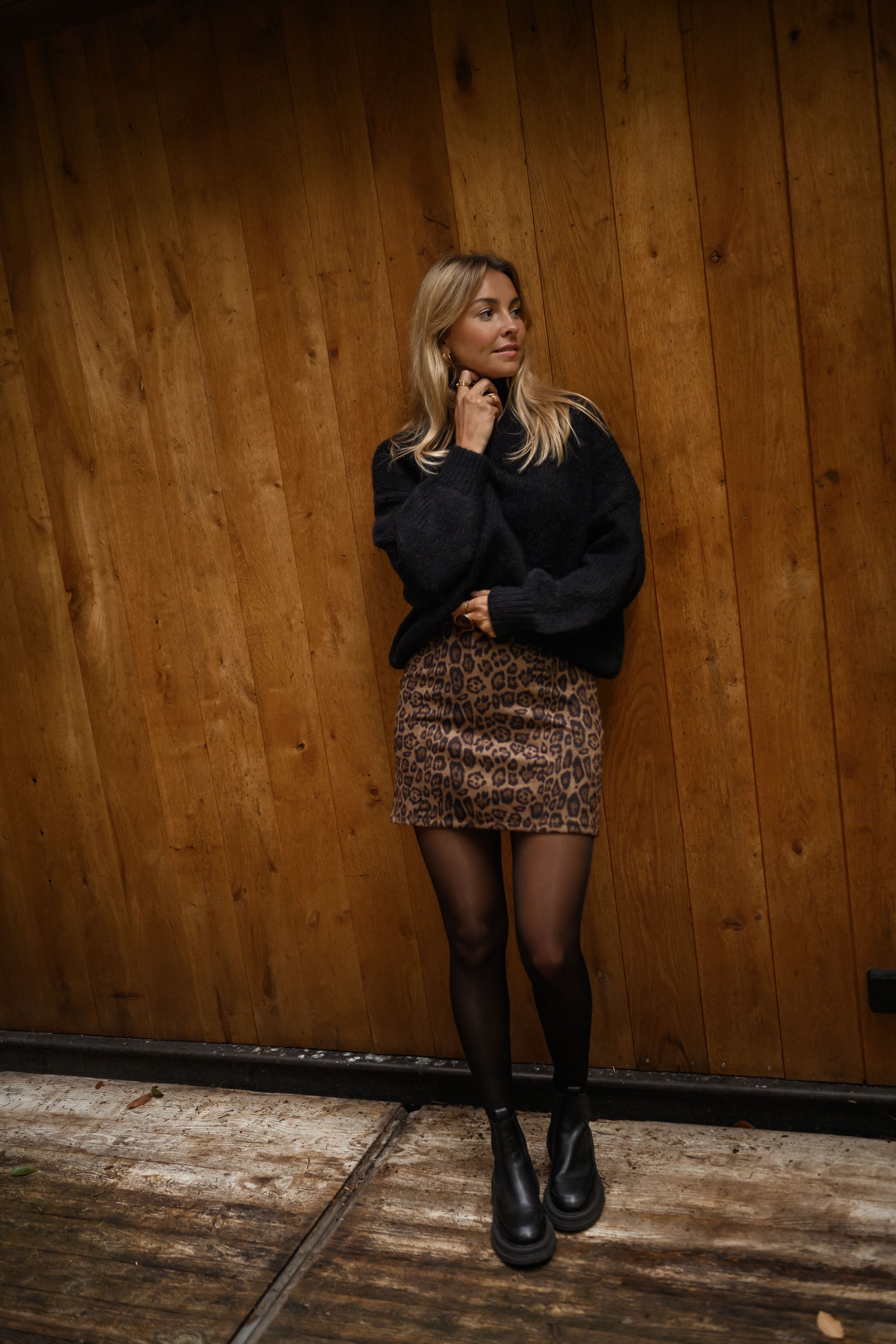 Leopard Hopa Skirt