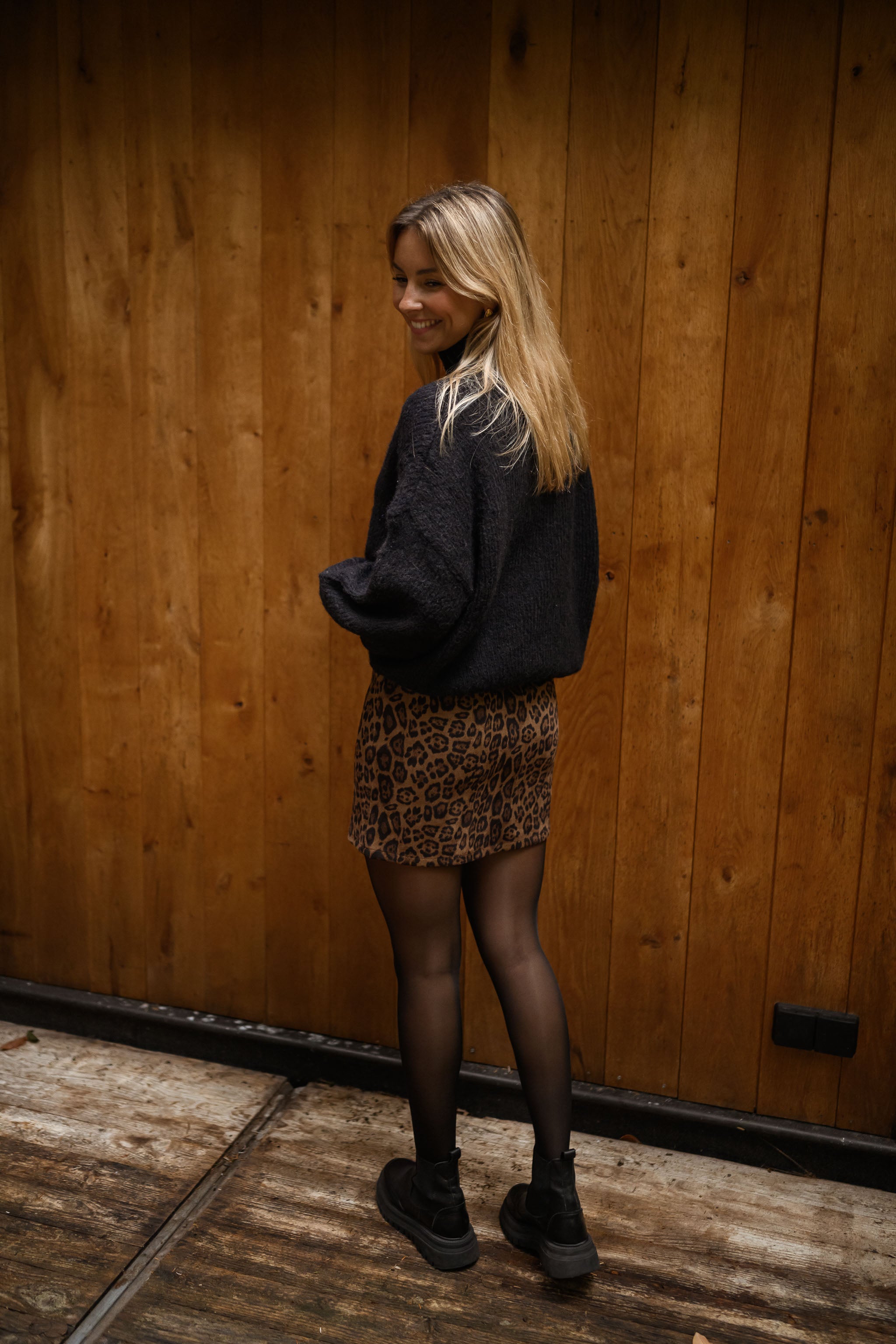 Leopard Hopa Skirt