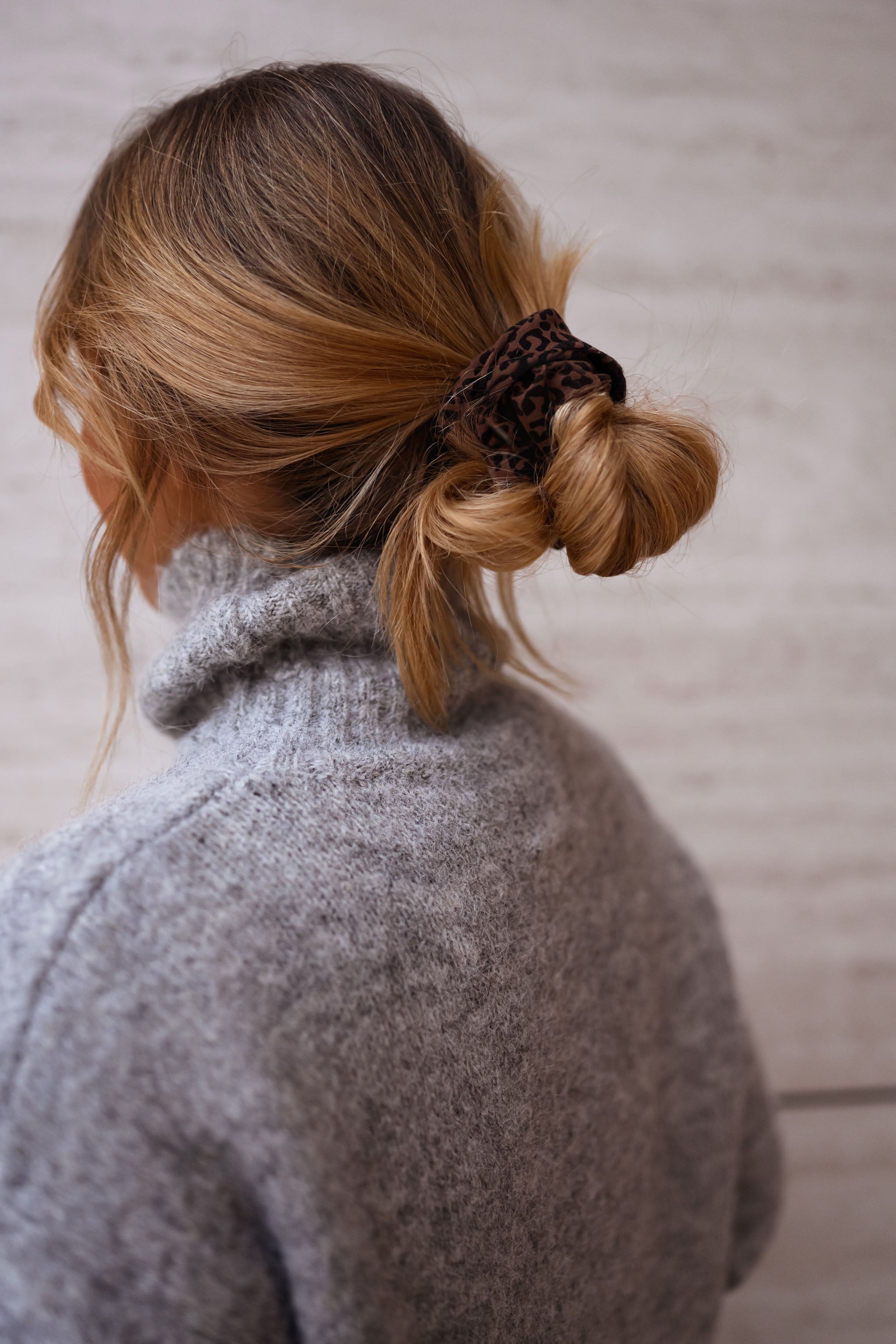 Leopard Suka Scrunchie