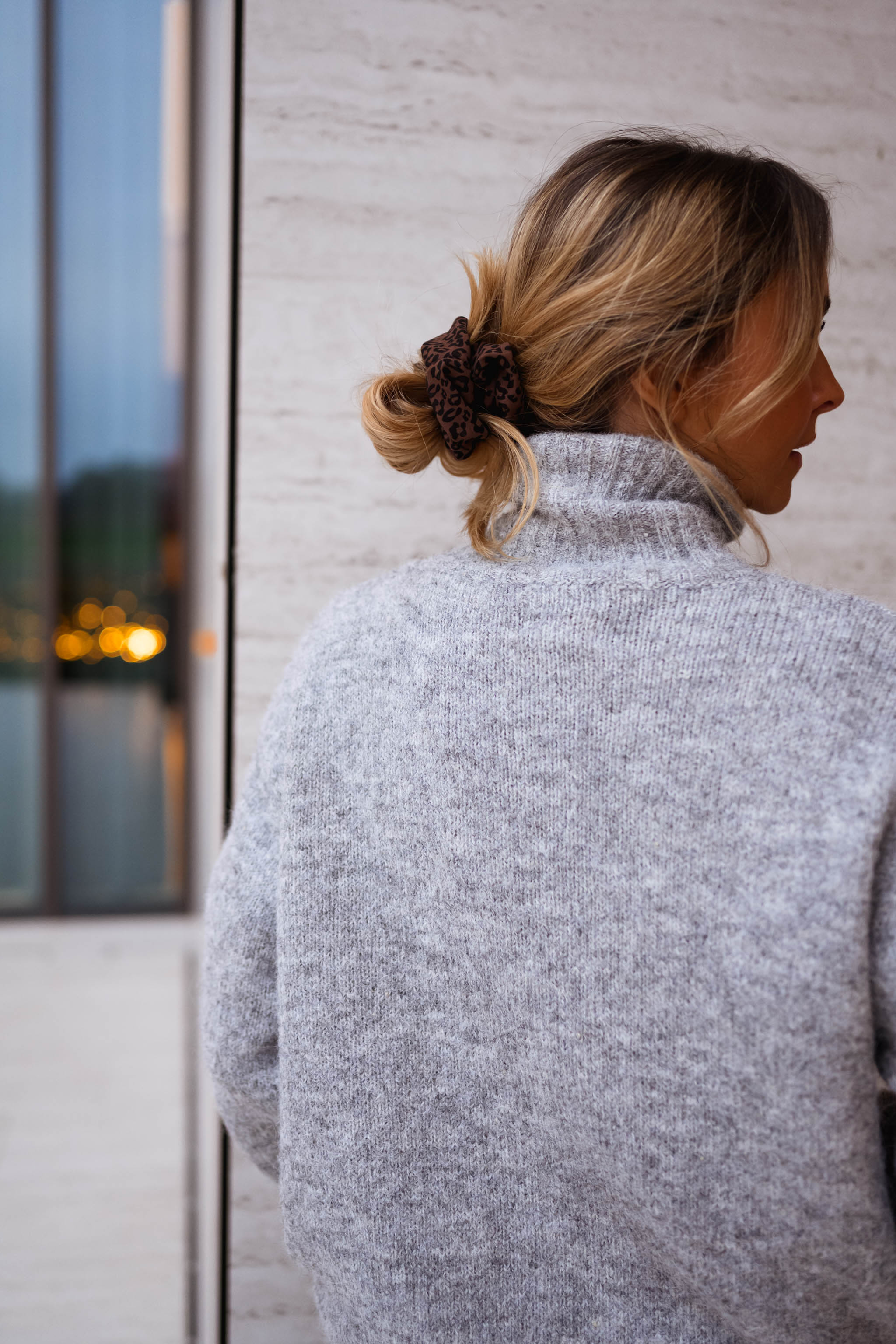 Leopard Suka Scrunchie