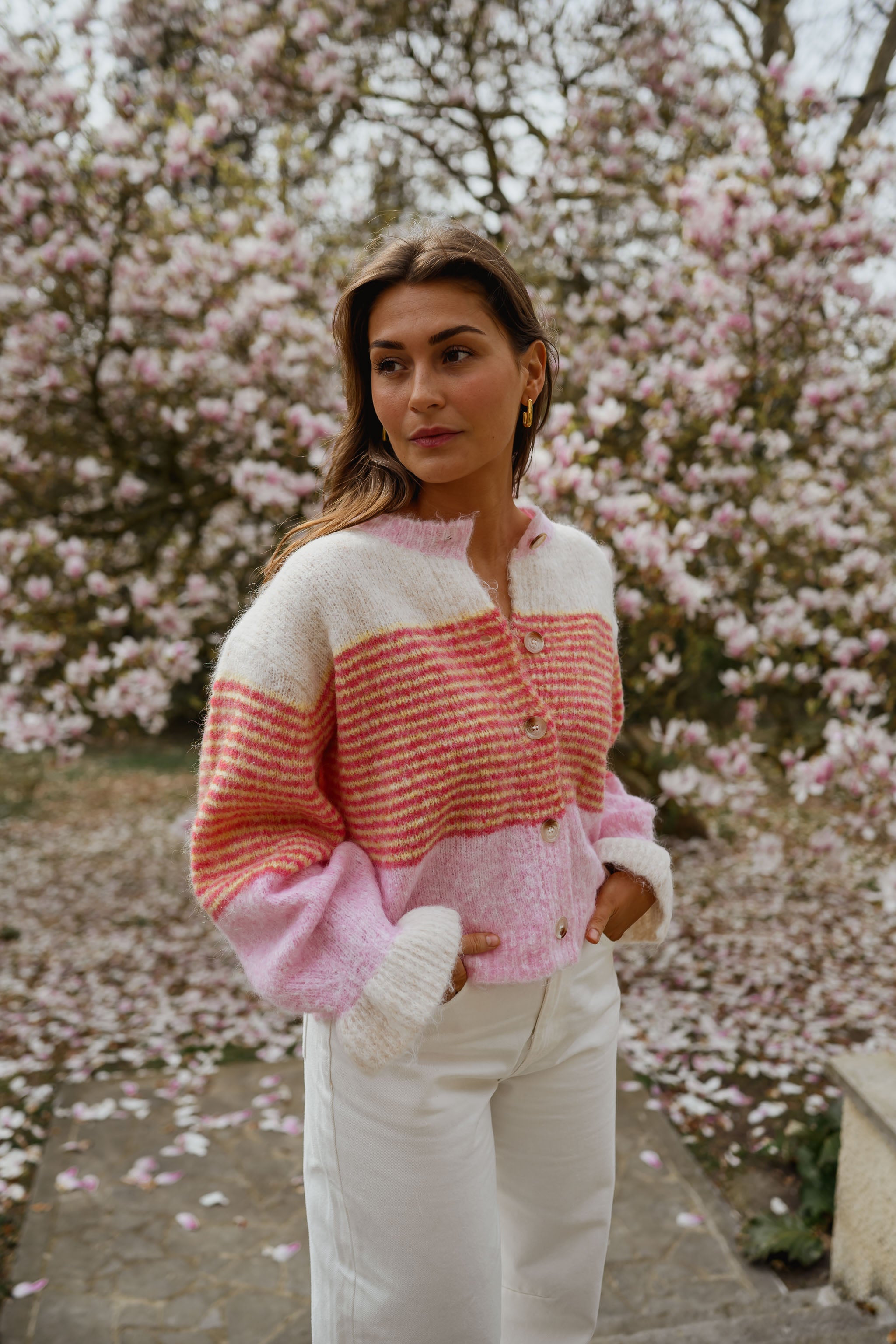 Pink Amren Cardigan