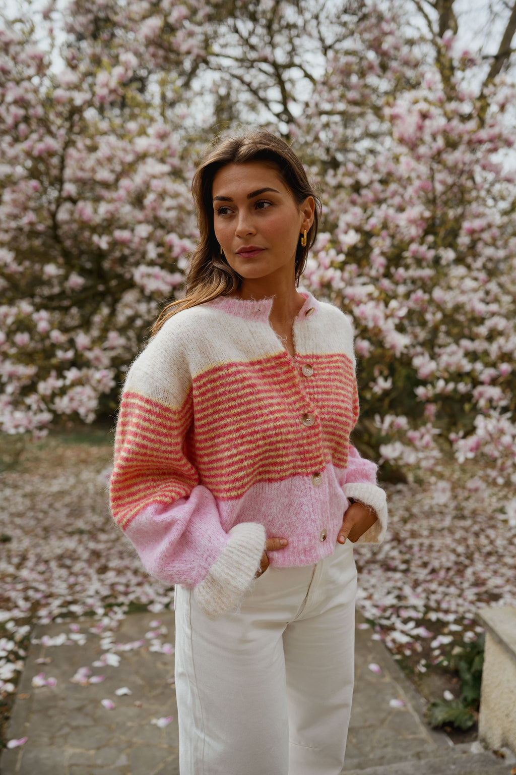 Pink Amren Cardigan – Easy Clothes North America
