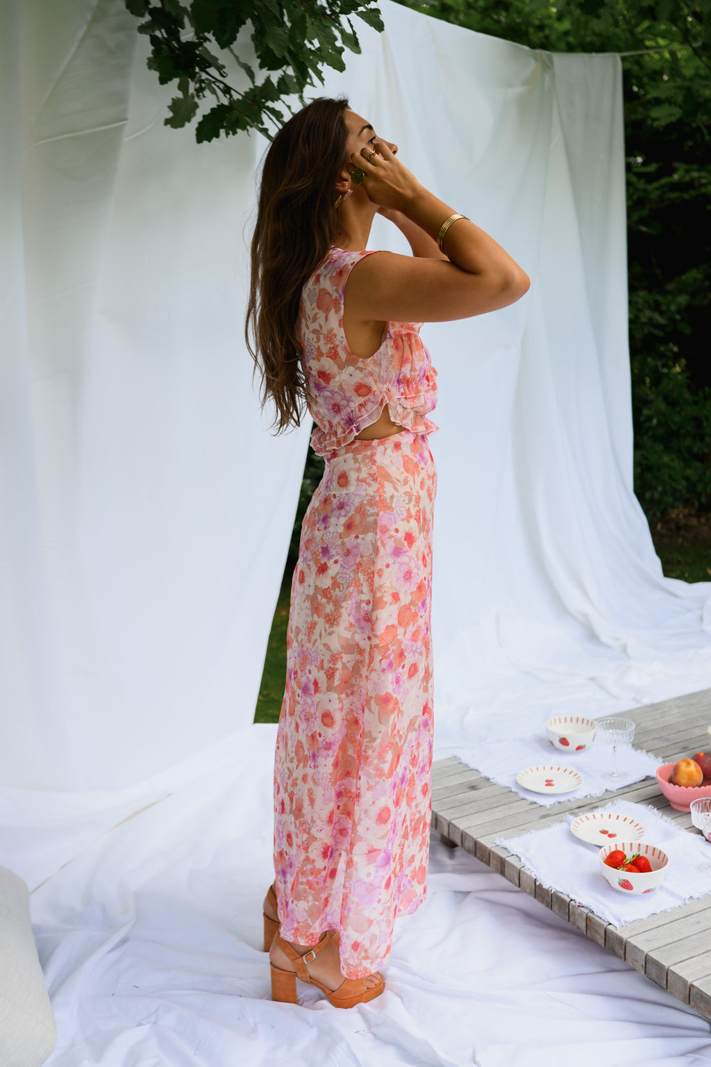 Pink Floral Odile Dress | Easy Clothes North America