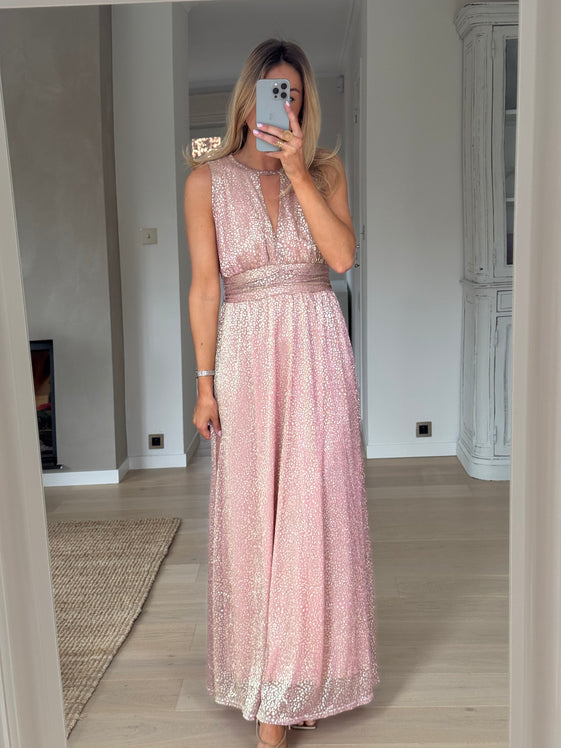 Pink and Gold Cloe Dress Pink and Gold Cloe Dress