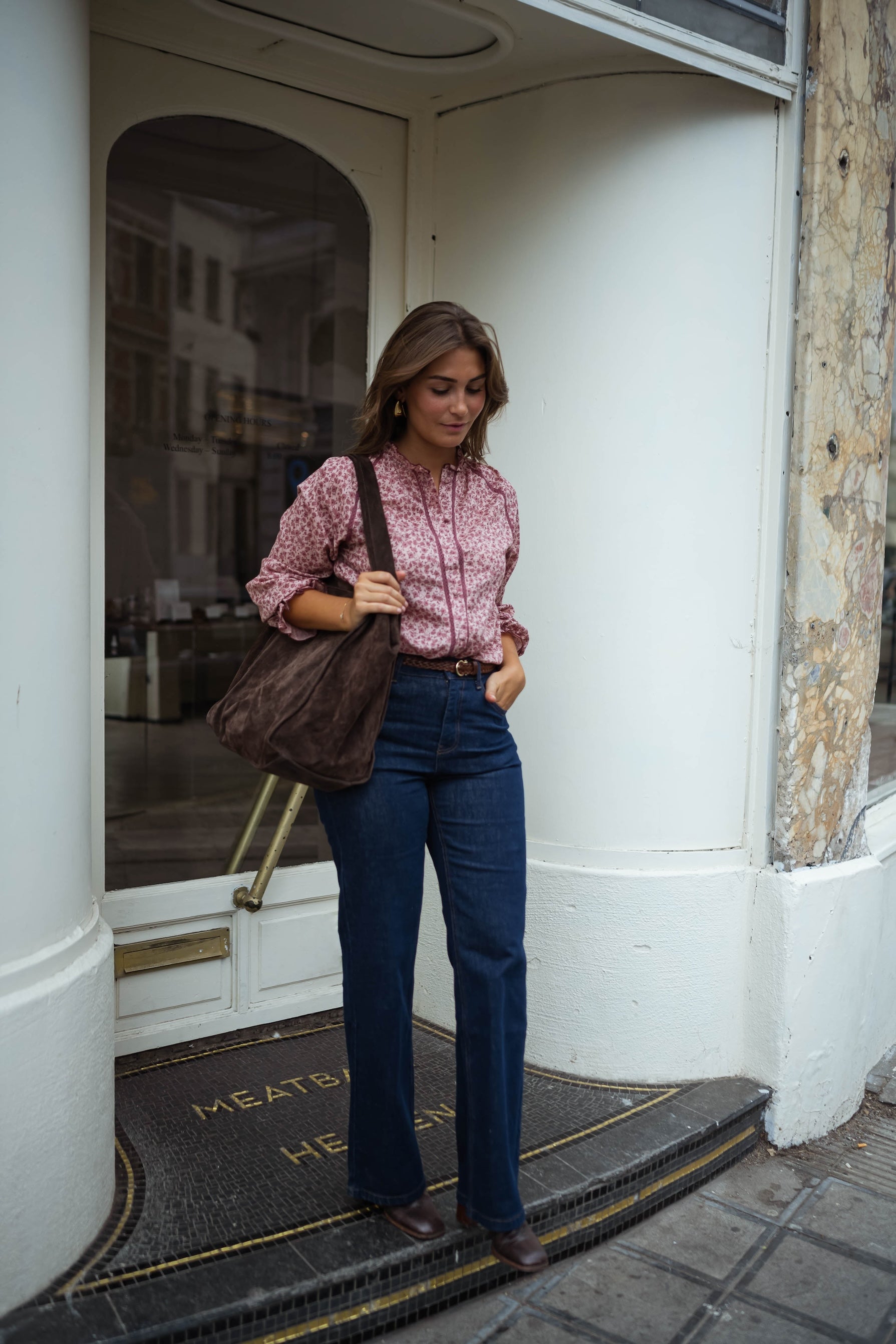 Pink Patterned Natacha Shirt