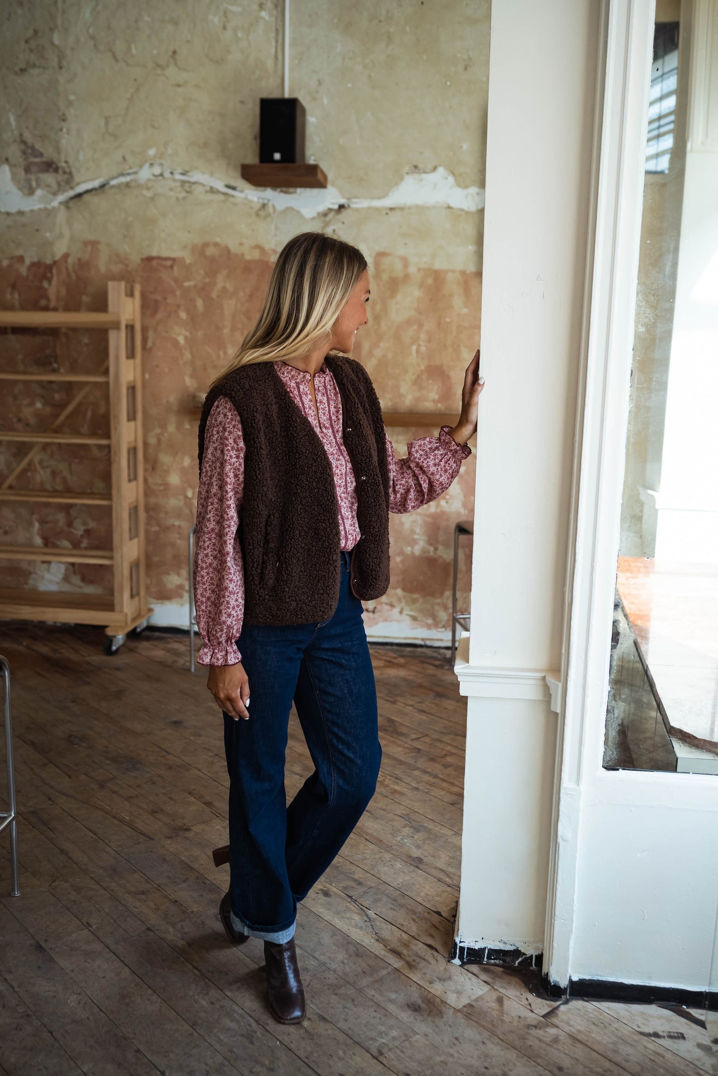 Pink Patterned Natacha Shirt