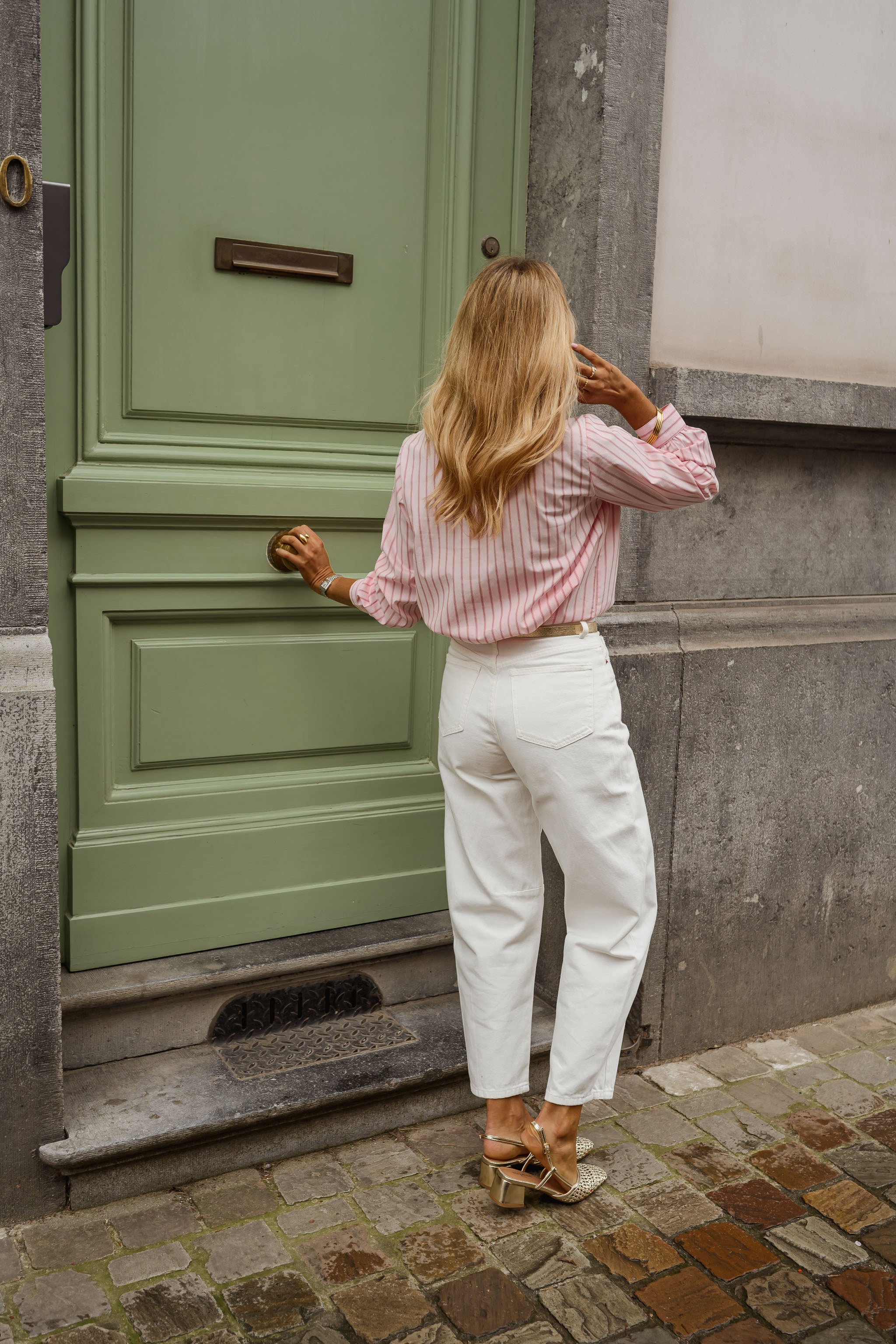 Pink Striped Eleanor Shirt