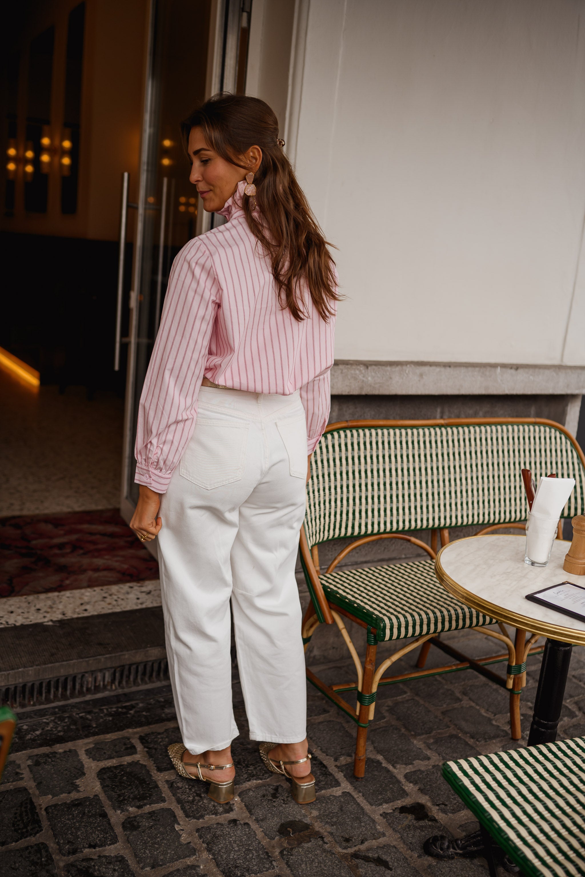 Pink Striped Eleanor Shirt