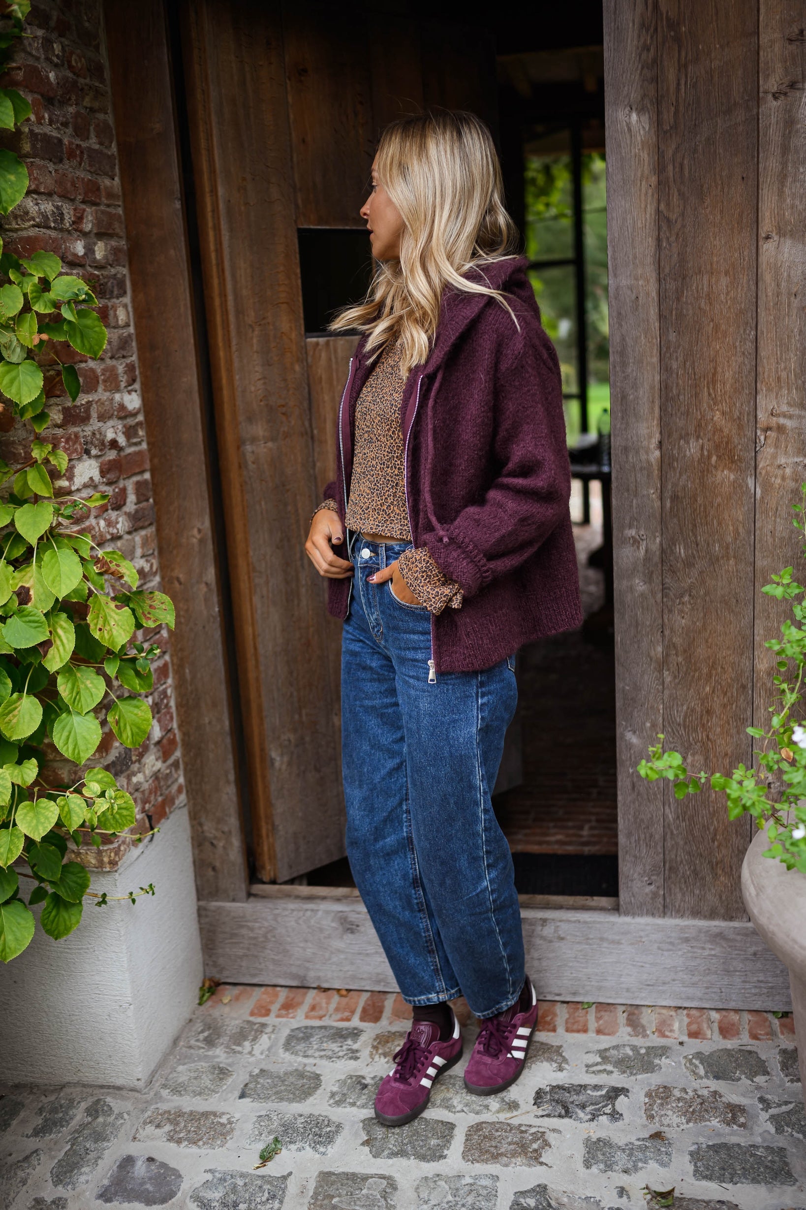 Plum Jayde Cardigan