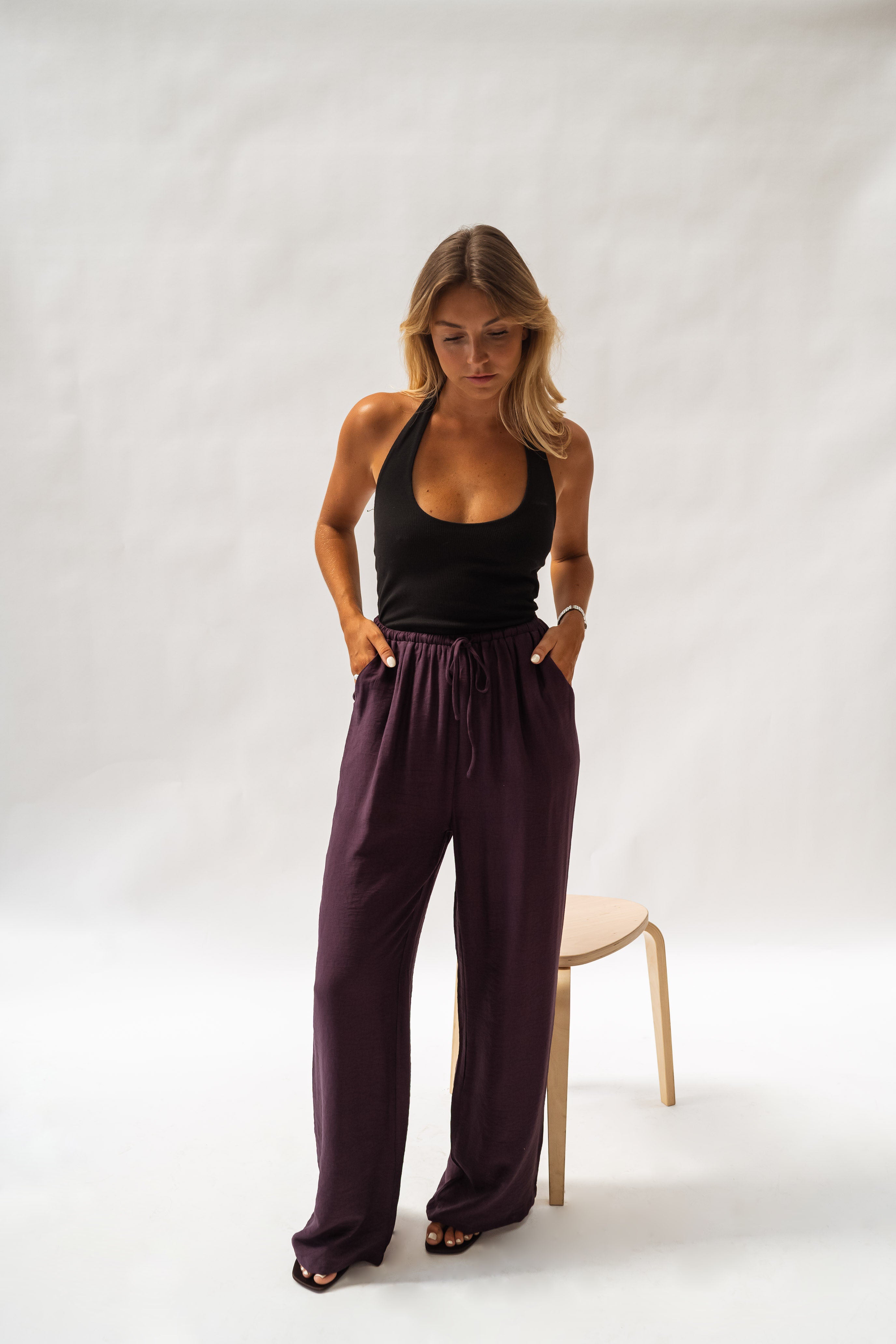 Purple Chase Pants