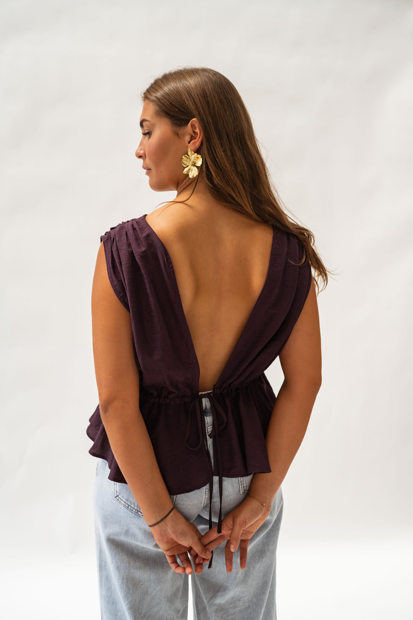 Purple Nola Top
