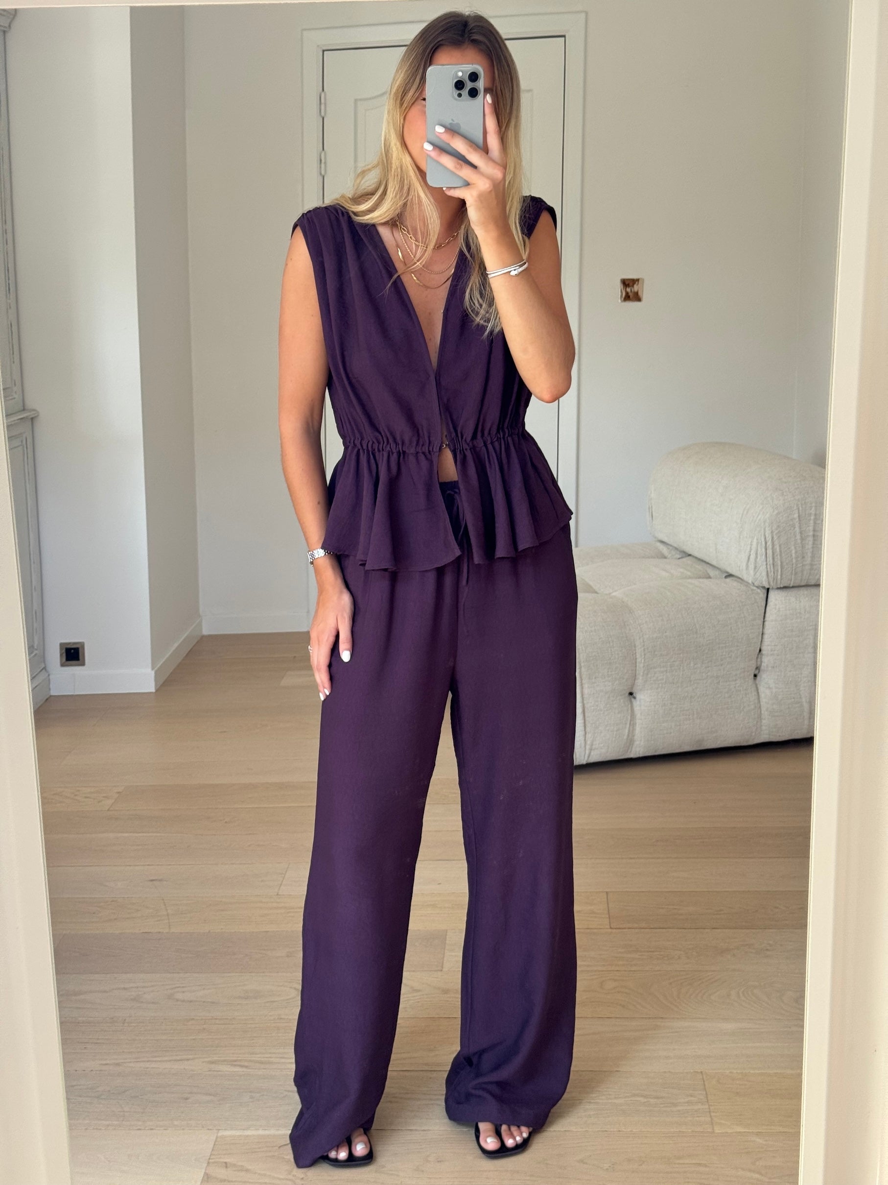 Purple Nola Top