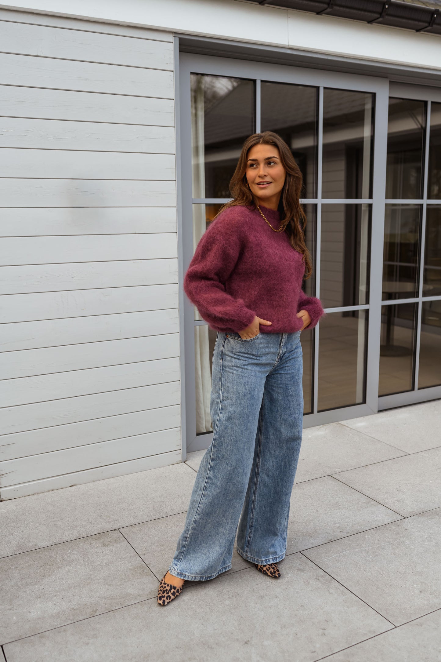 Purple Pieter Sweater