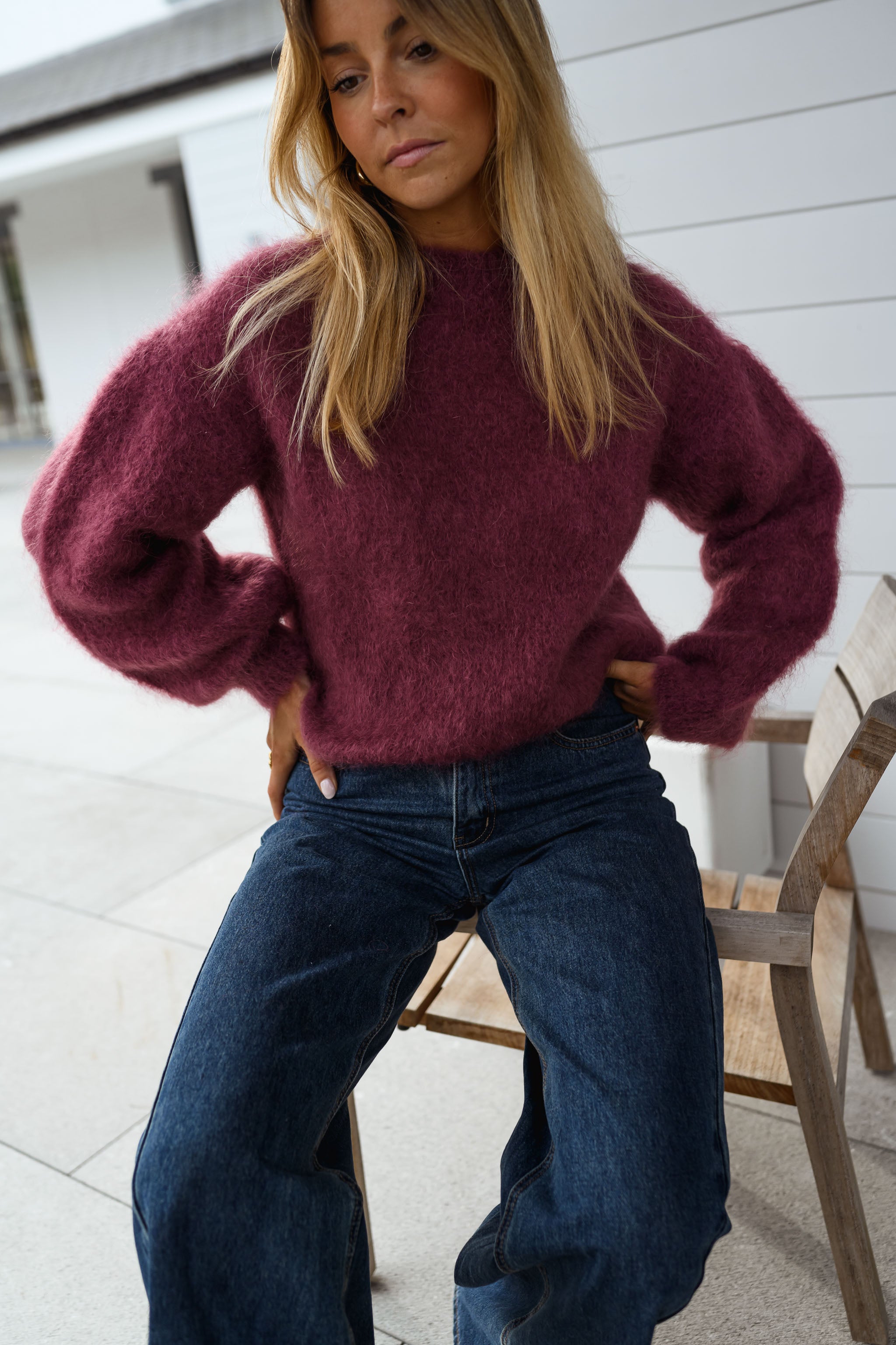 Purple Pieter Sweater