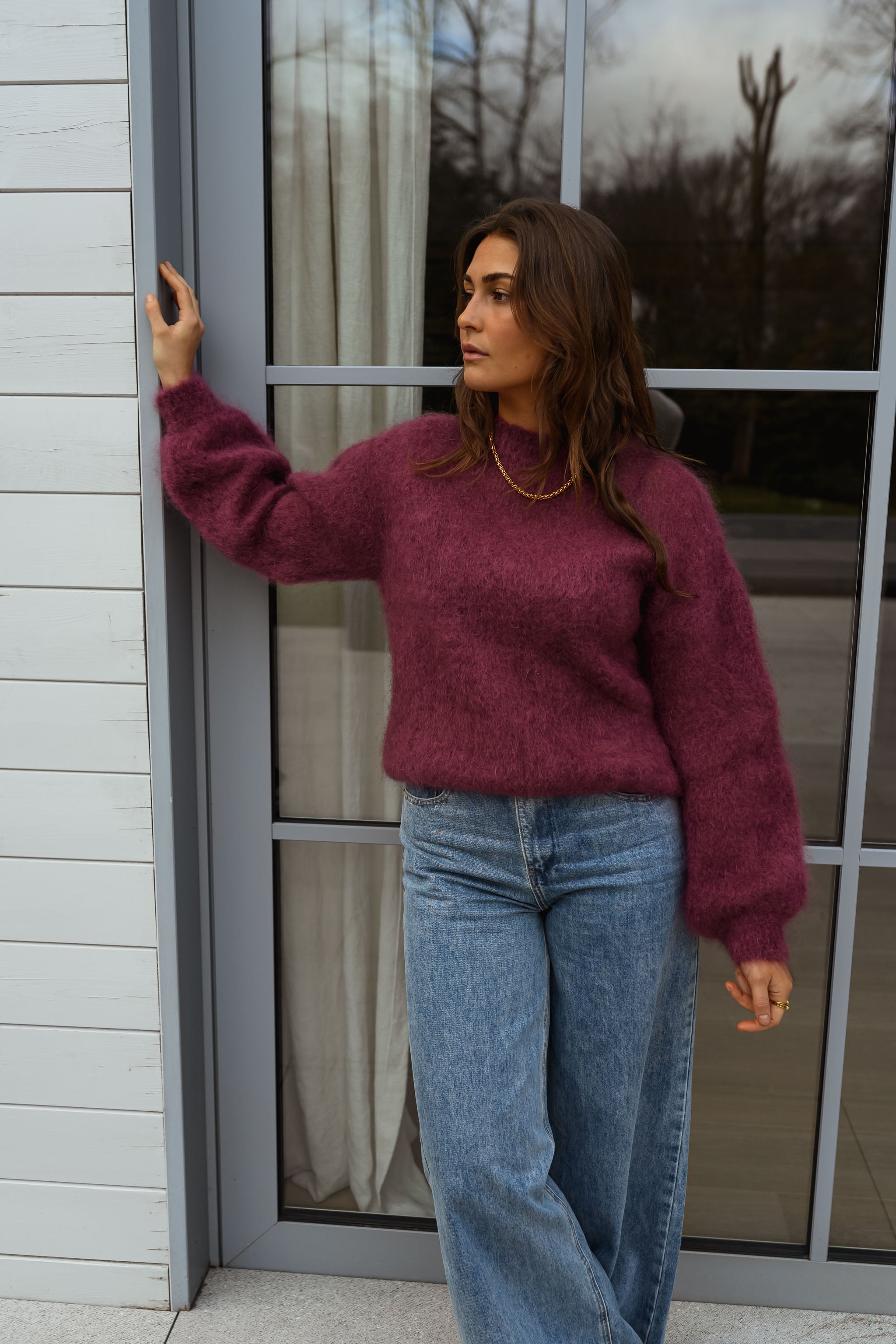 Purple Pieter Sweater