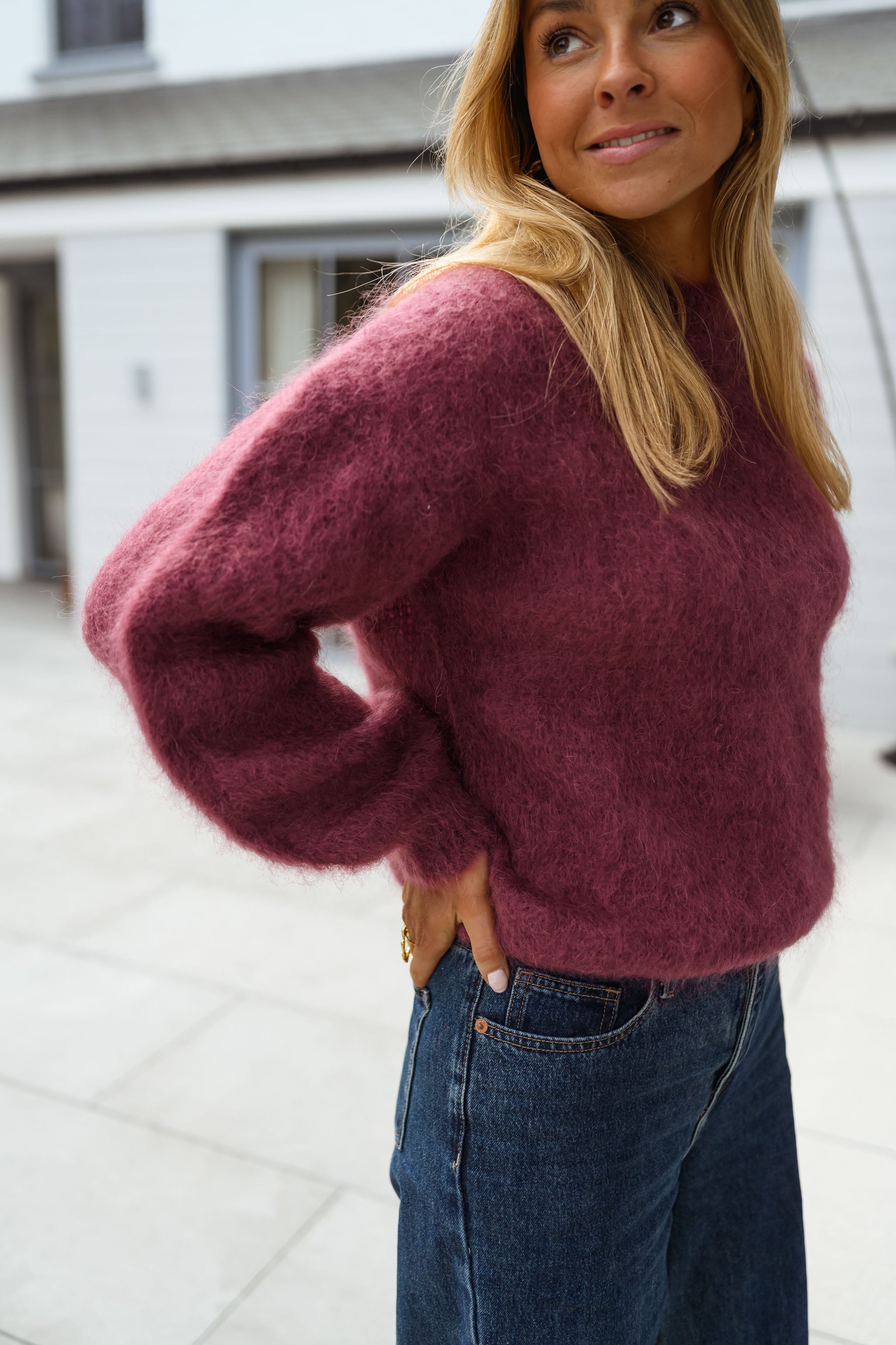 Purple Pieter Sweater