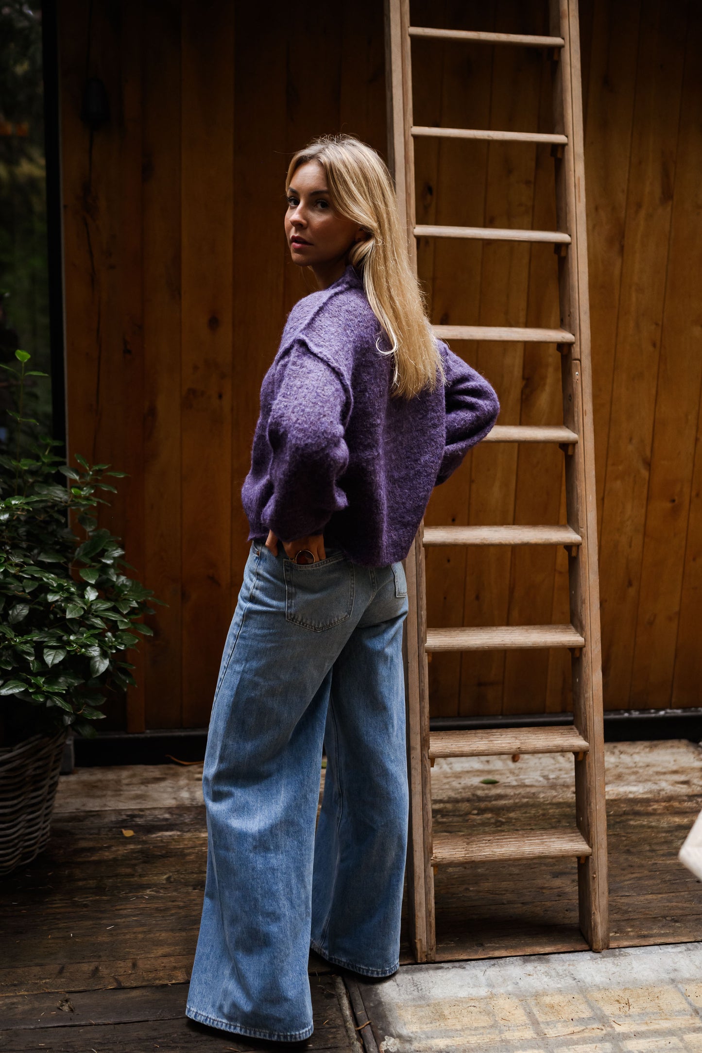 Purple Romeo Sweater