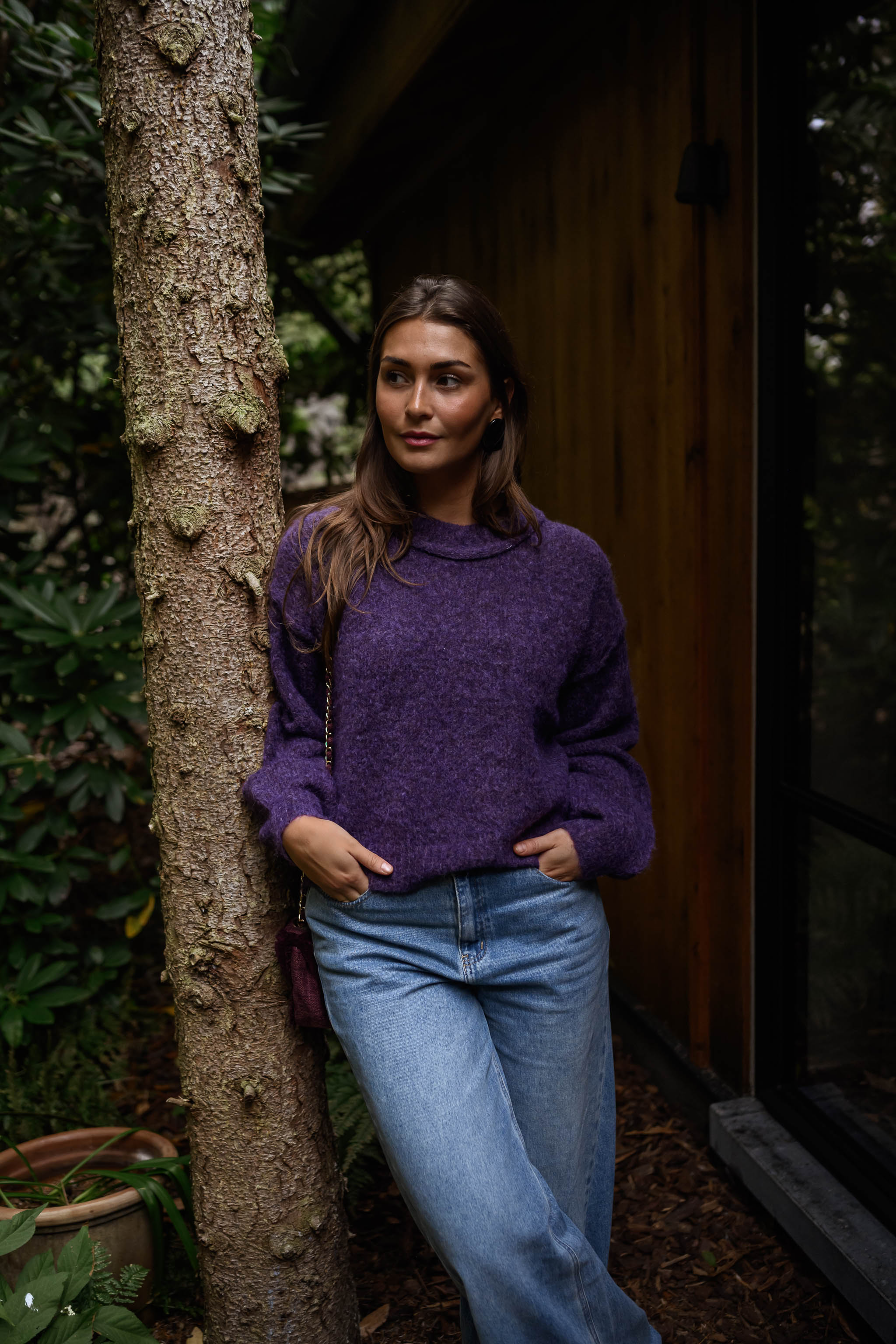 Purple Romeo Sweater