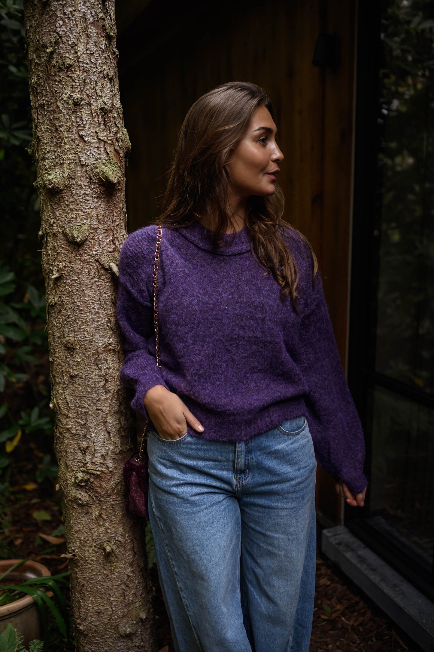 Purple Romeo Sweater