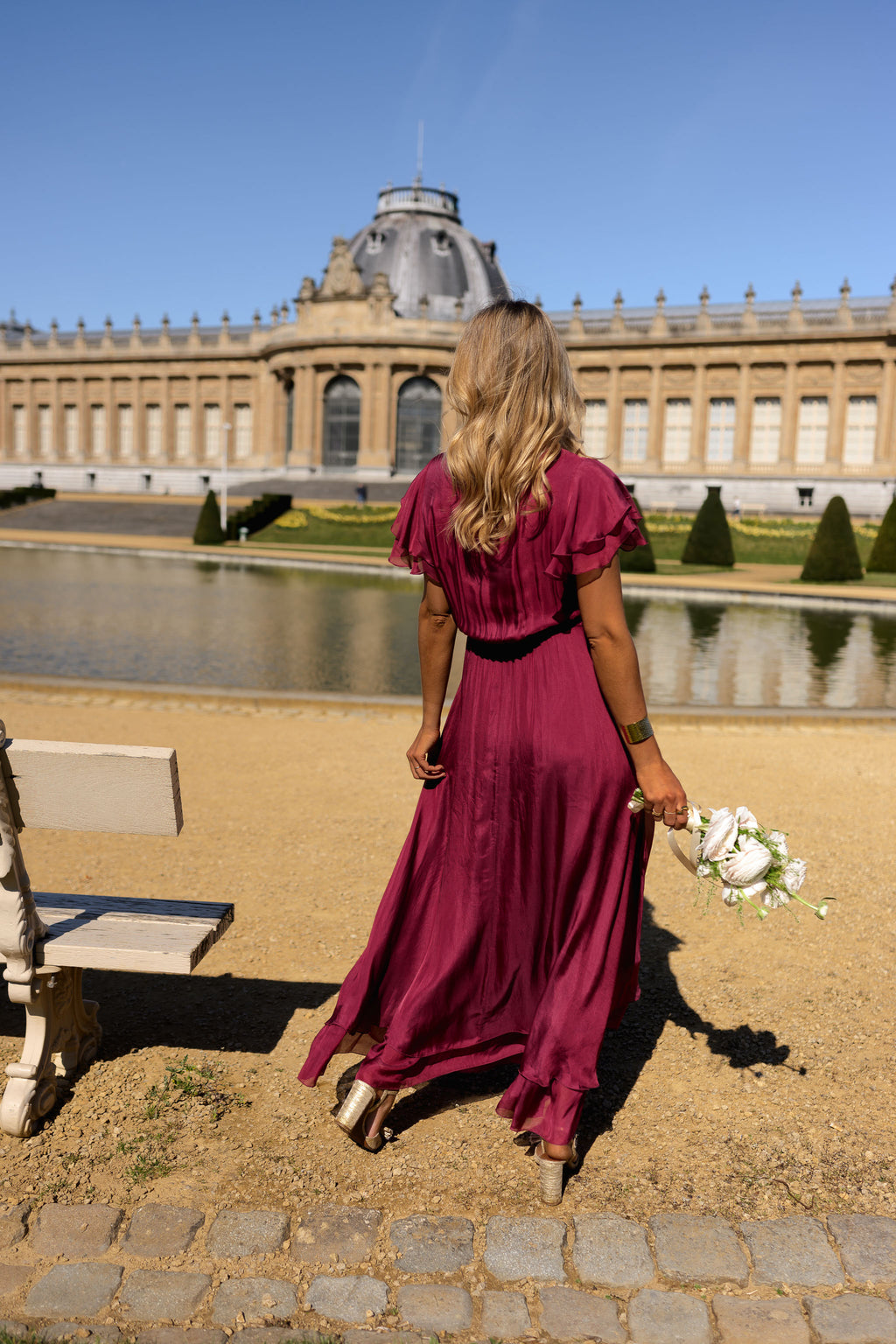 raspberry silk dress DIZZY LIZZIE PM Mrs.Masiel Raspberry Silk Dress Well Read Department Store