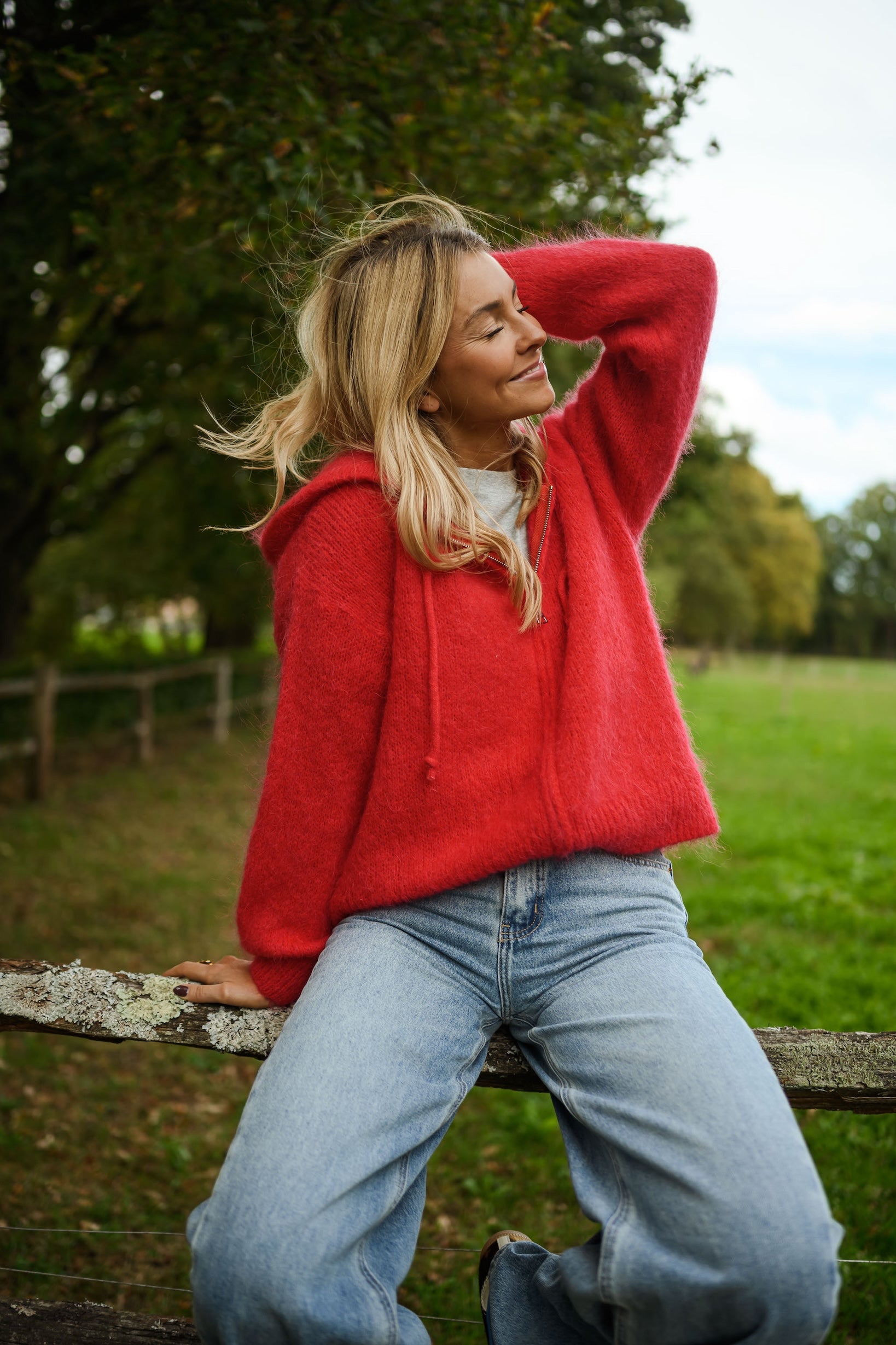 Red Jayde Cardigan