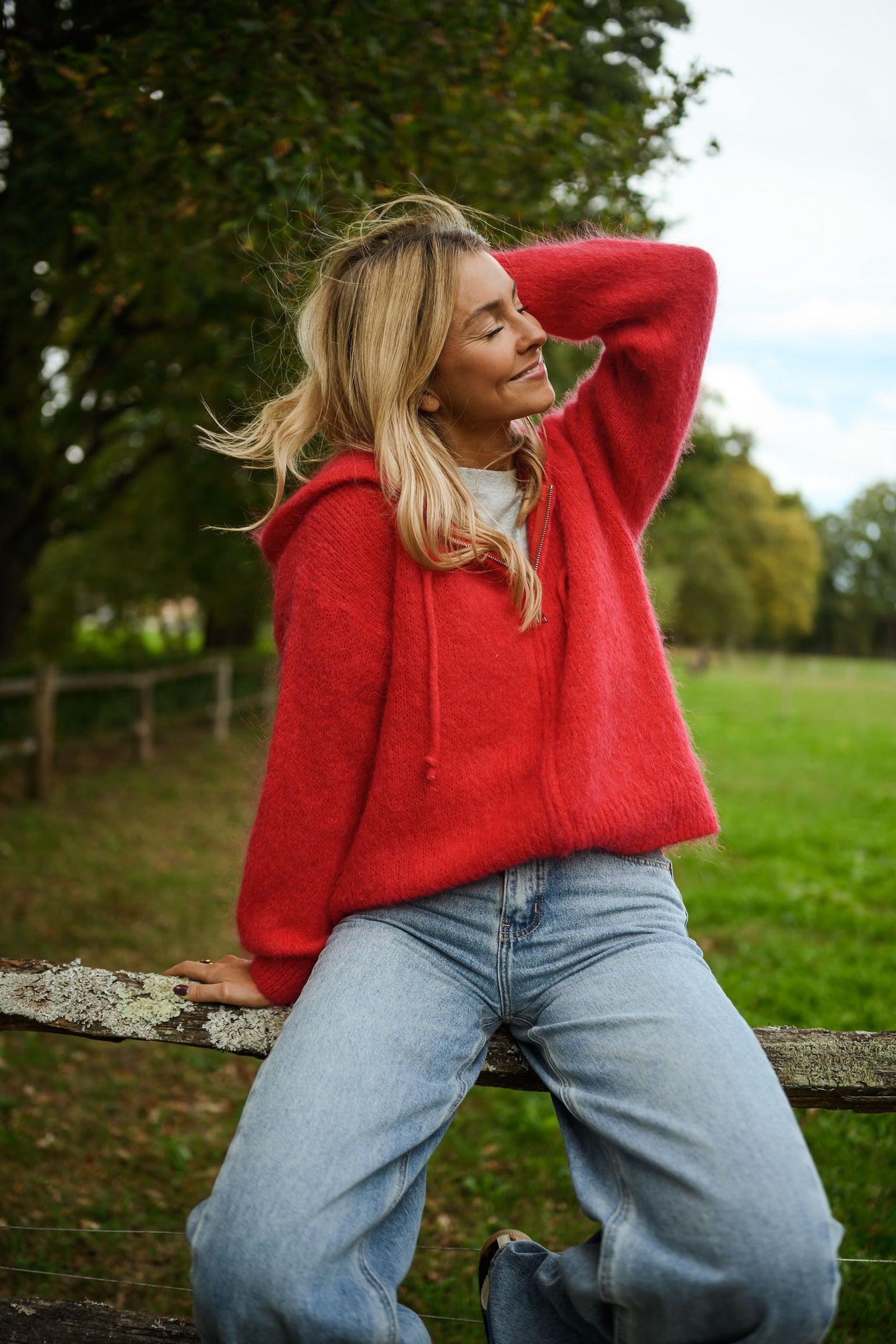 Red Jayde Cardigan