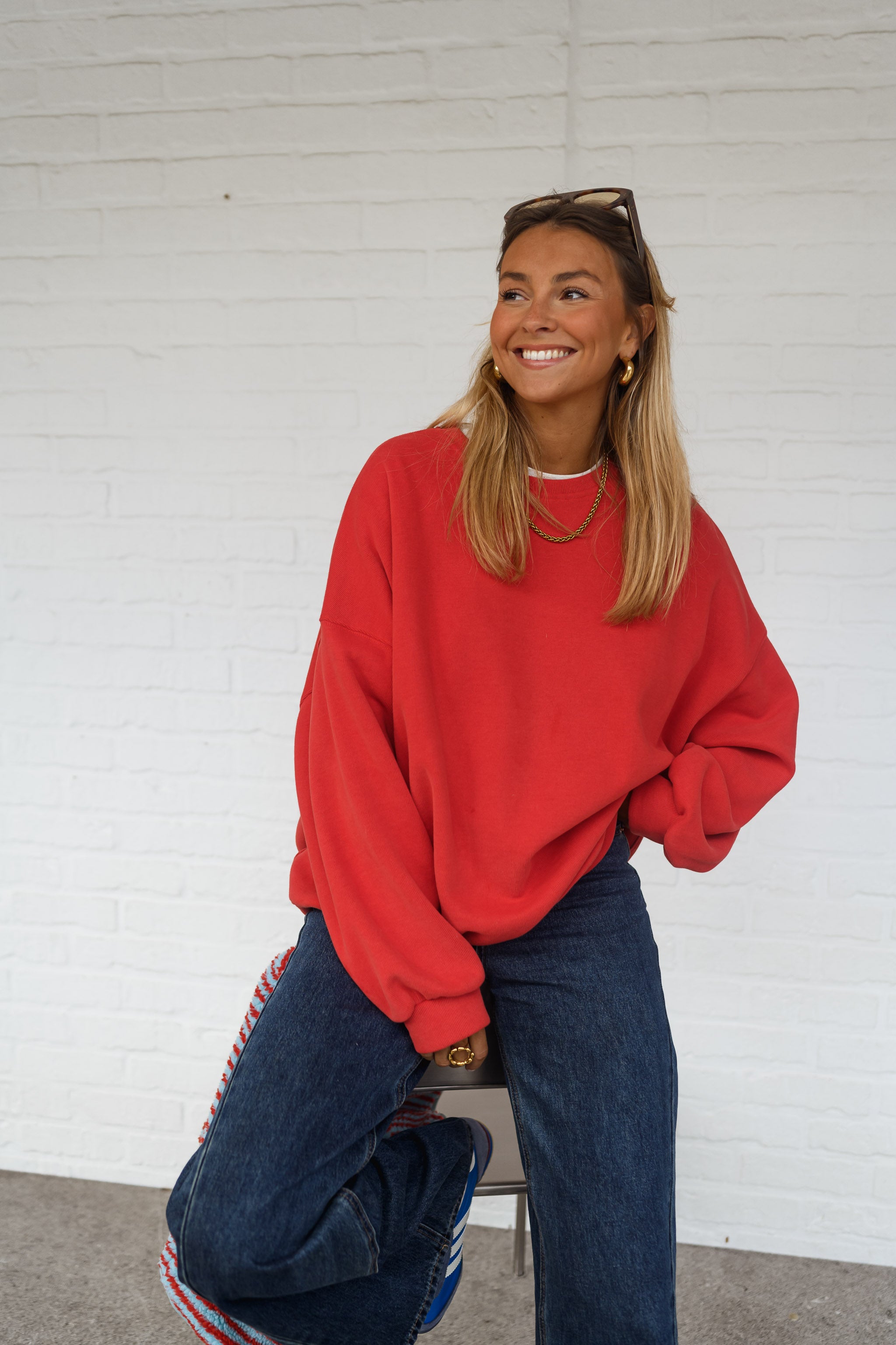 Red Marjo Sweatshirt