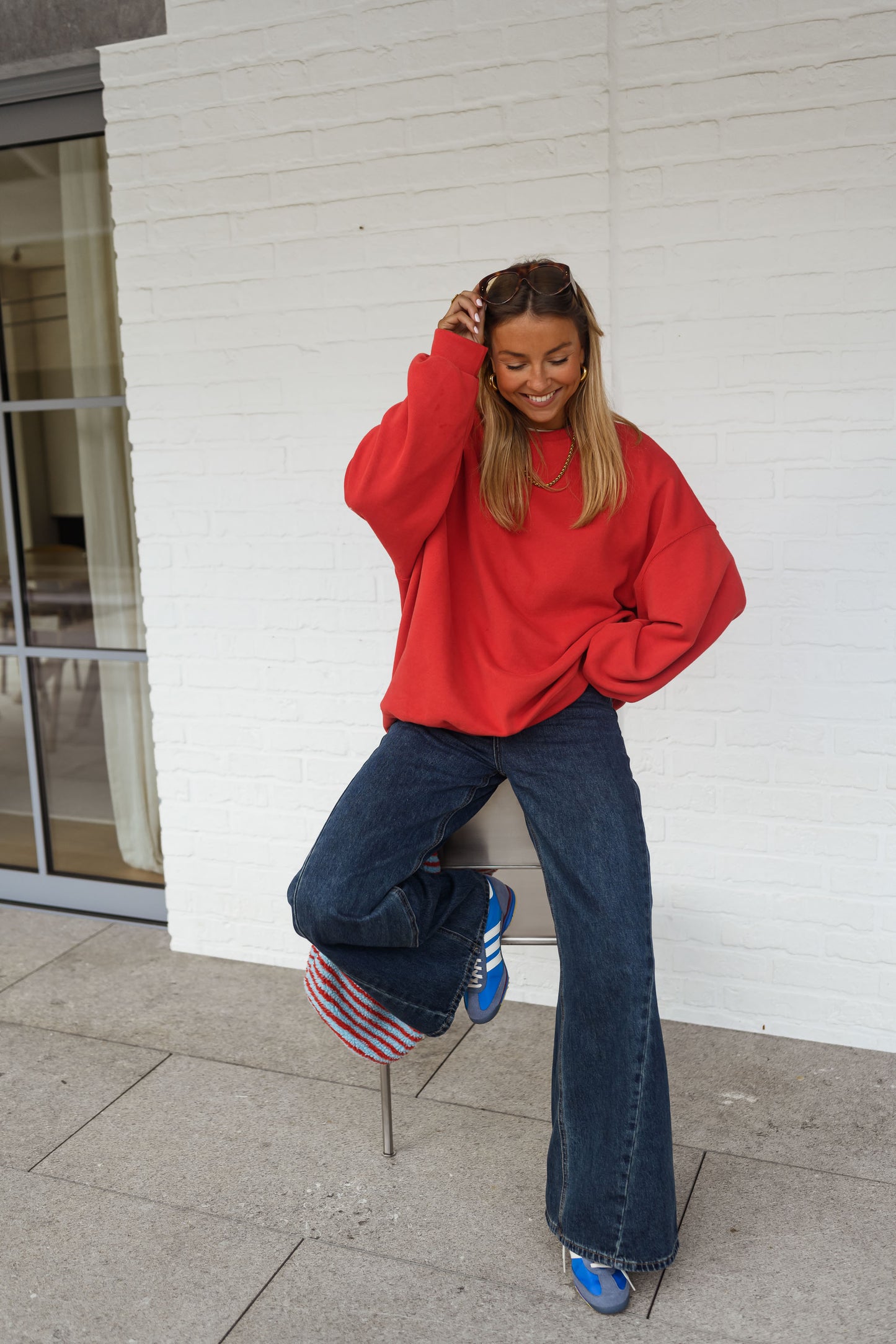 Red Marjo Sweatshirt