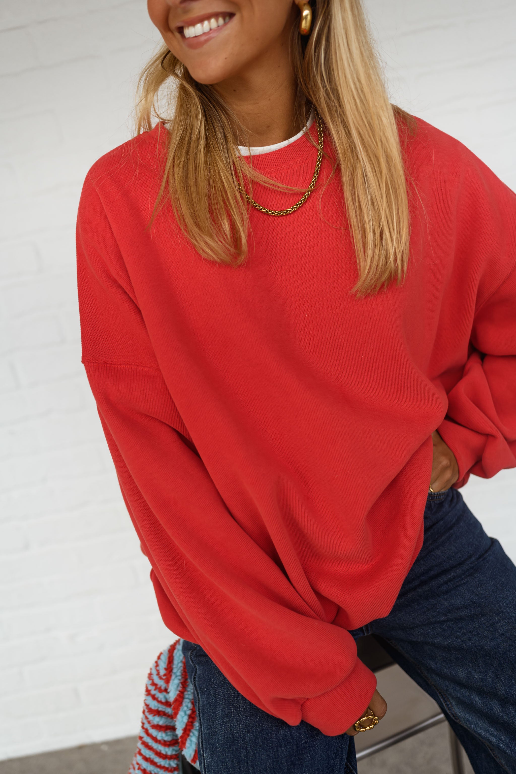 Red Marjo Sweatshirt