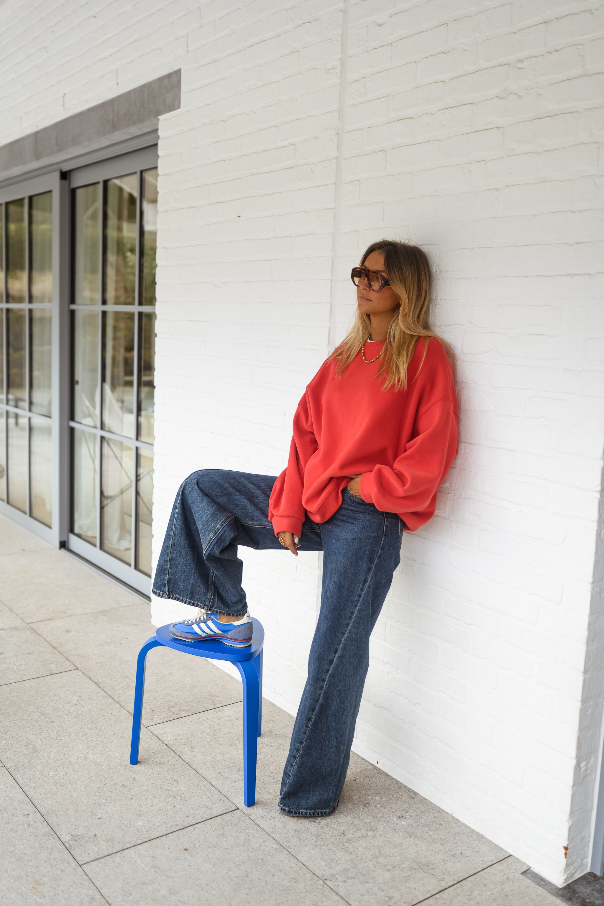 Red Marjo Sweatshirt