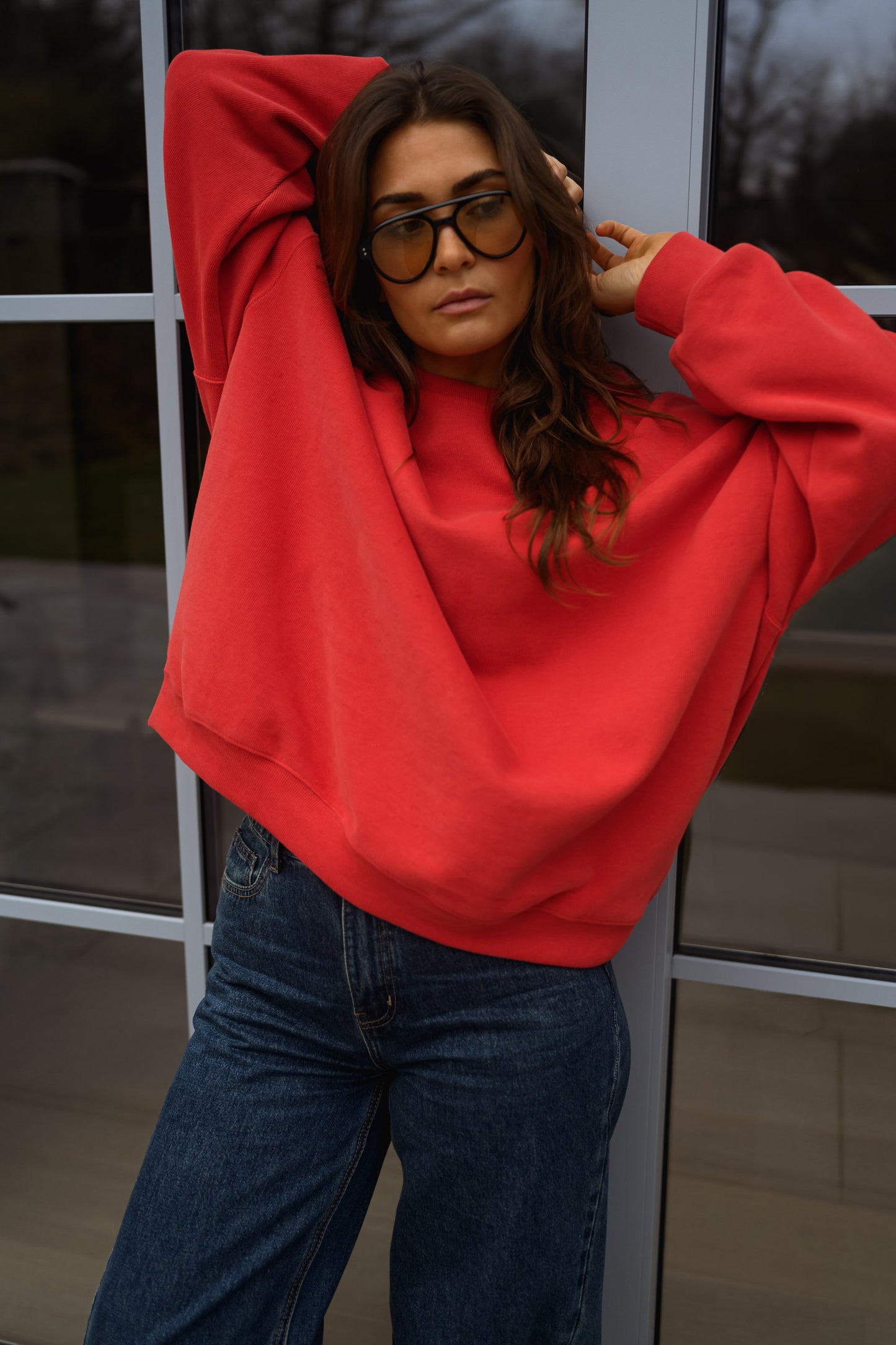 Red Marjo Sweatshirt