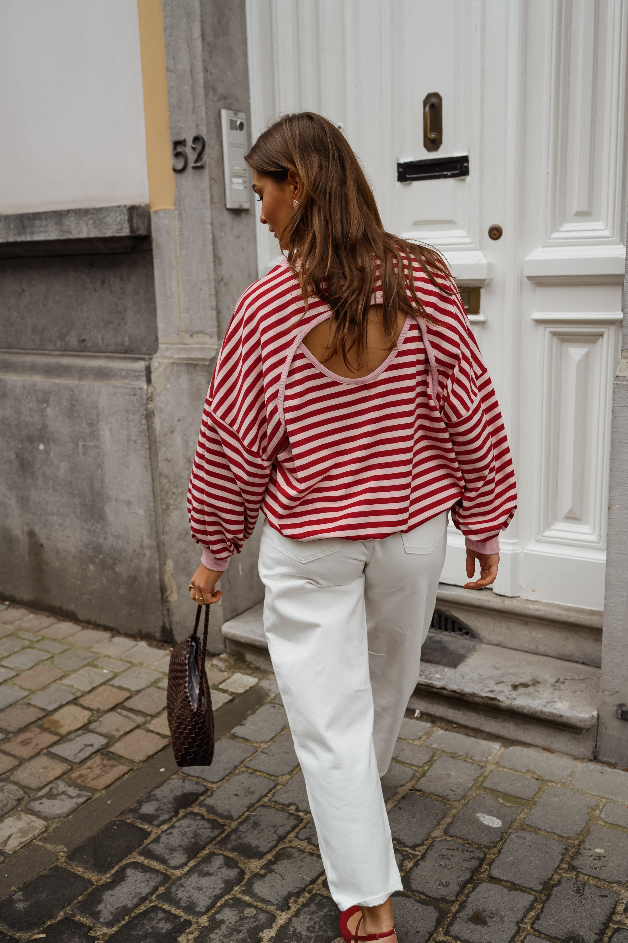 Red and Pink Livia Sweater