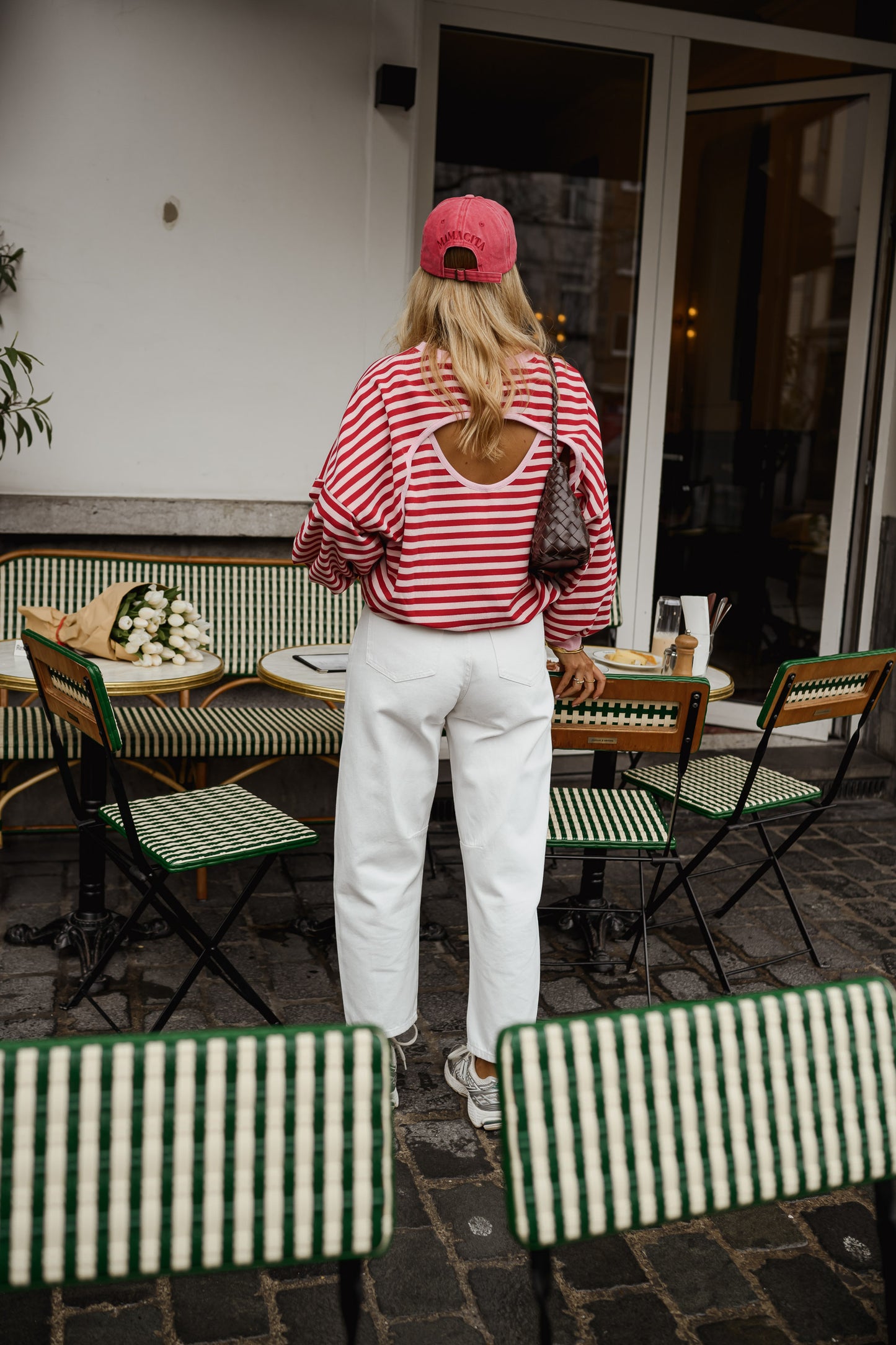 Red and Pink Livia Sweater