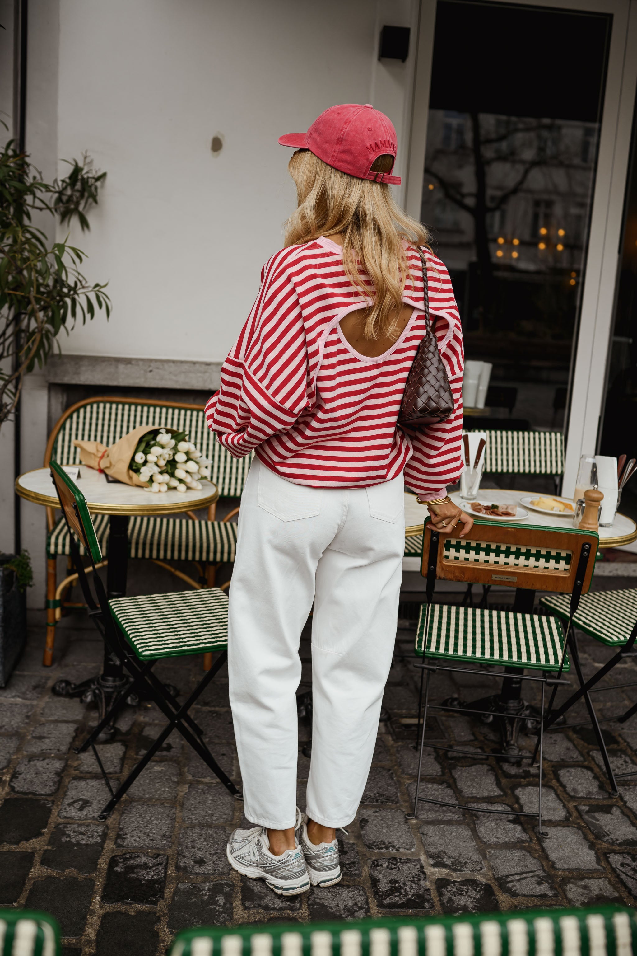 Red and Pink Livia Sweater