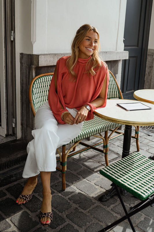 Terracotta Belly Blouse