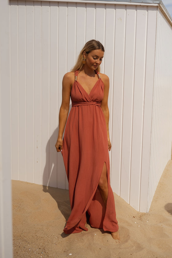 Terracotta Yse Dress Easy Clothes North America Terracotta Yse Dress Easy Clothes North America