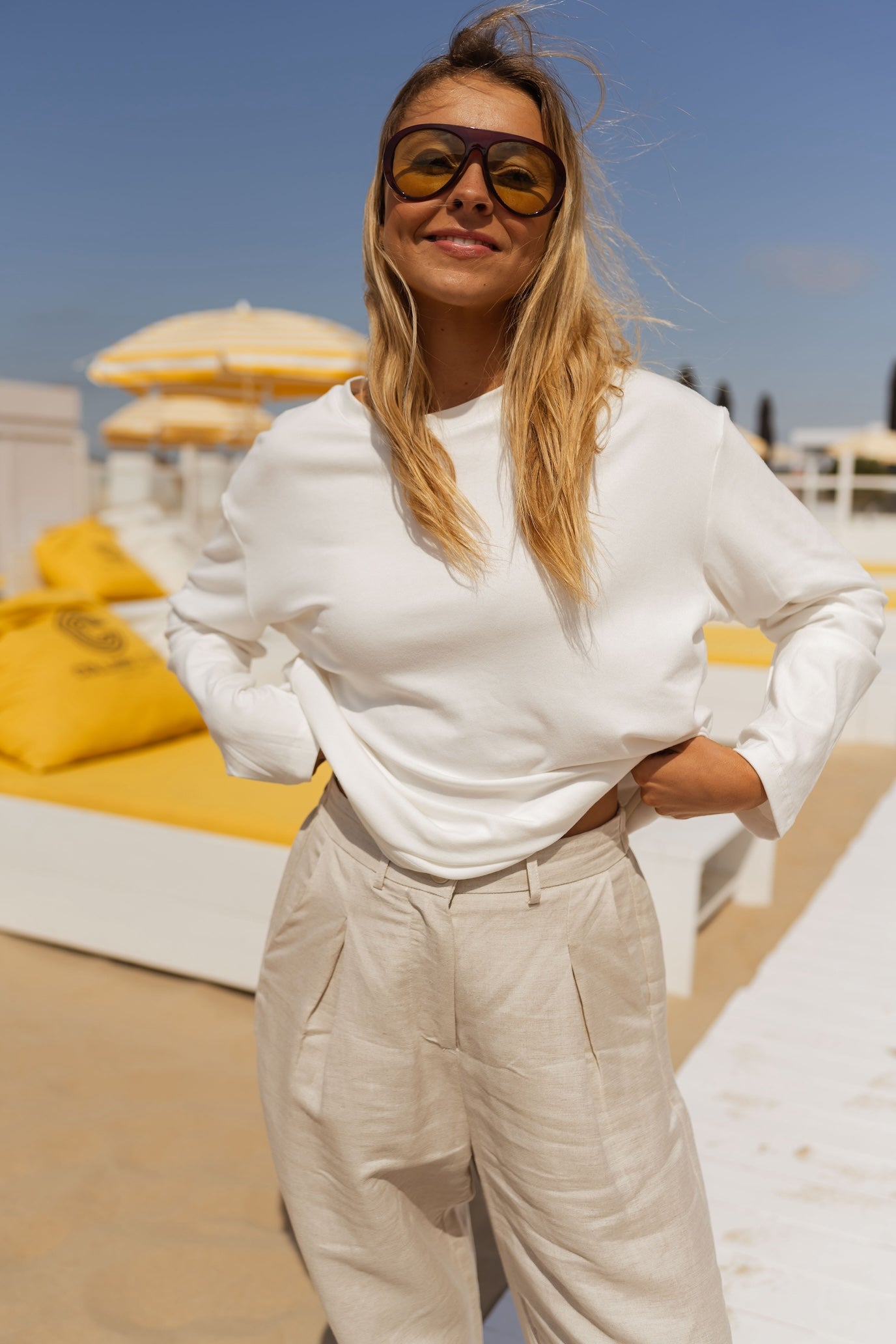 White Johana T-shirt