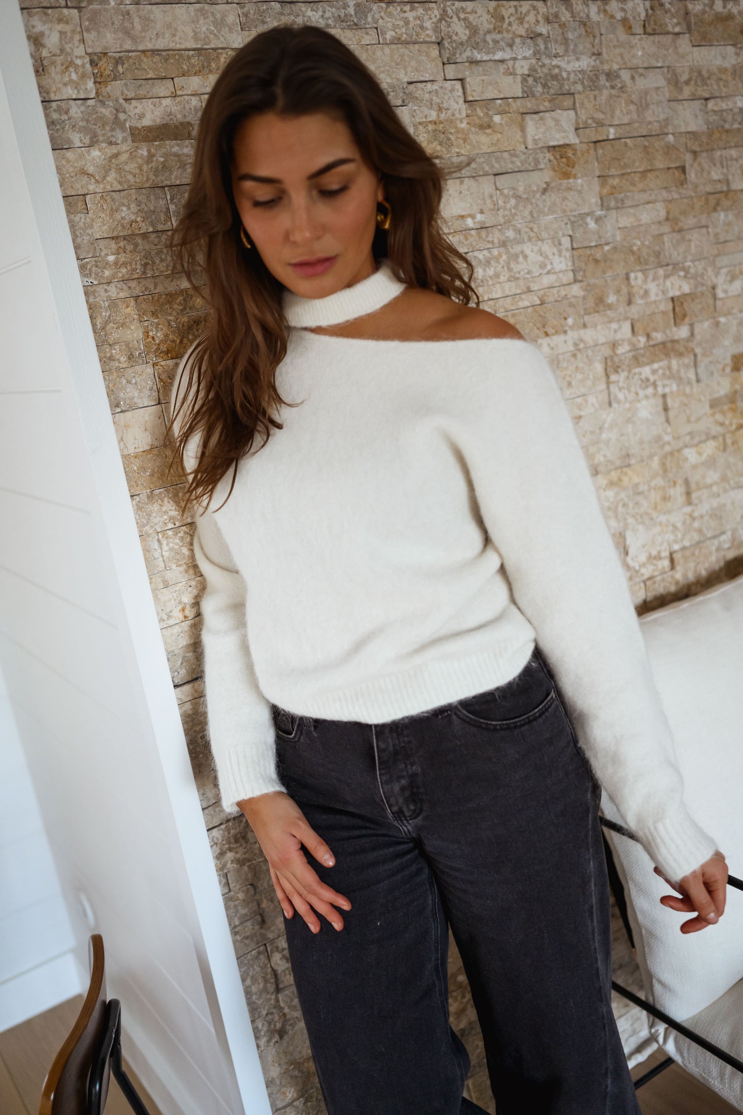 White Nuala Sweater