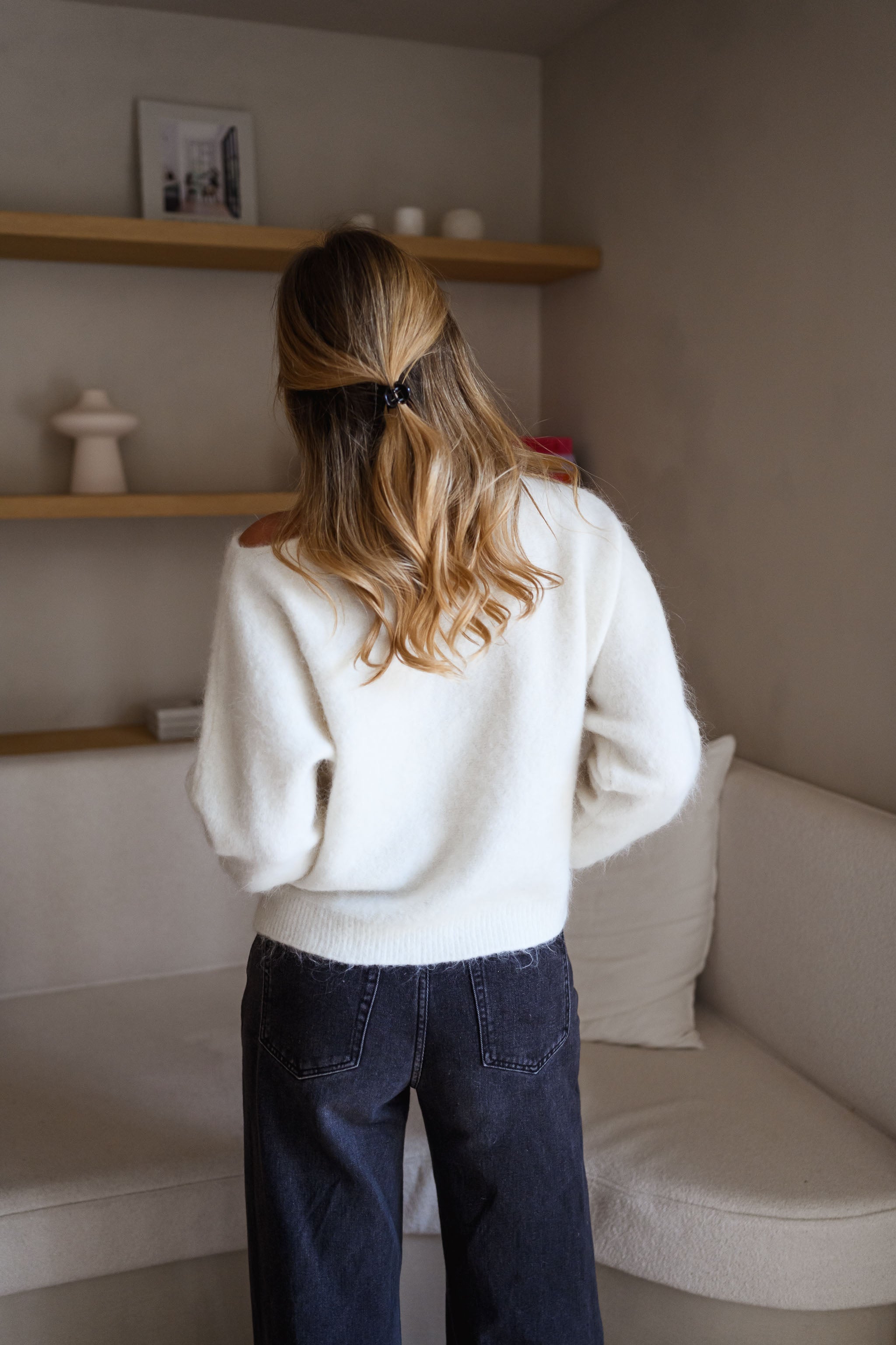 White Nuala Sweater