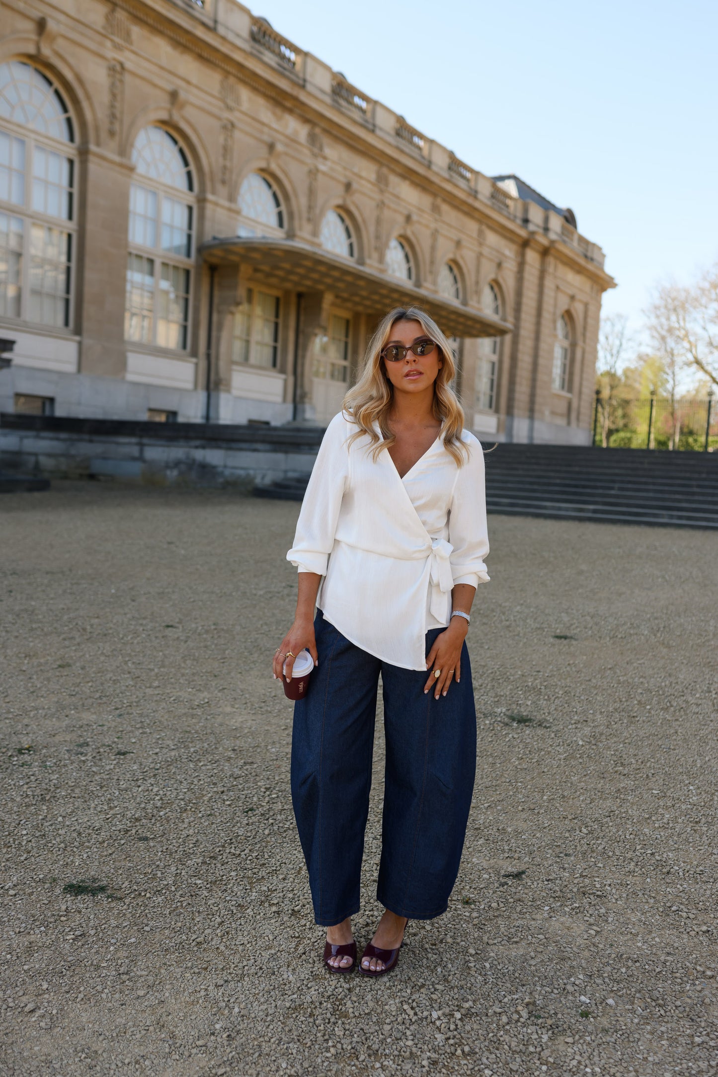 White Ophe Blouse
