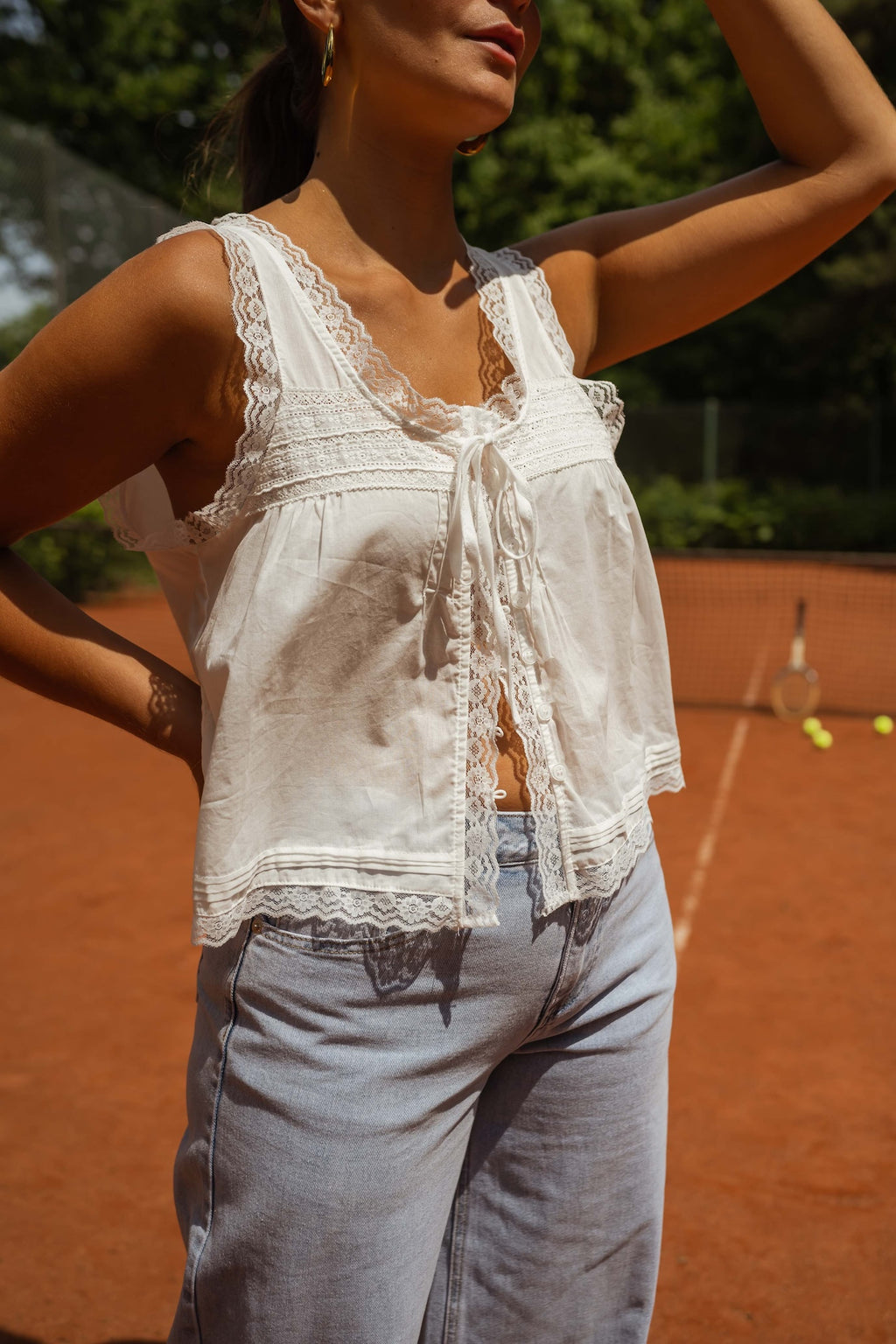 White Victoria Lace Top – Easy Clothes North America